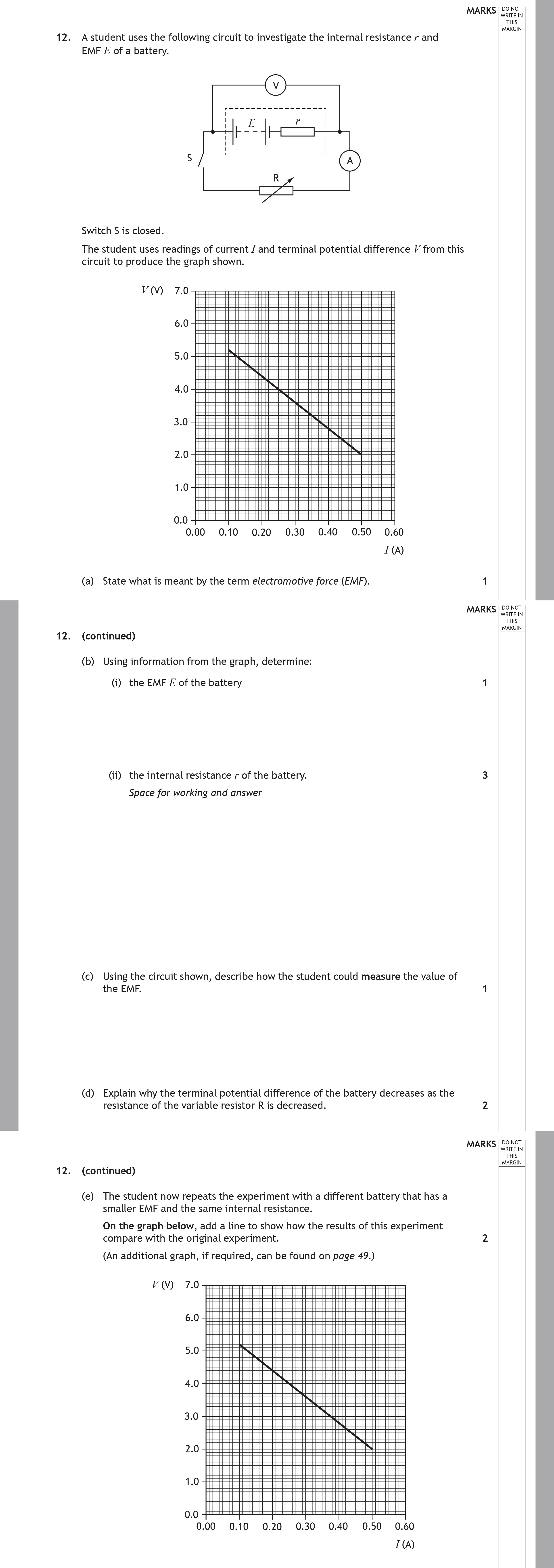 12.-A-student-uses-the-following-circuit-to-investigate-the-internal-resistance-$r$-and-EMF-$E$-of-a-battery-Scottish Highers Physics-Question 12-2022.png