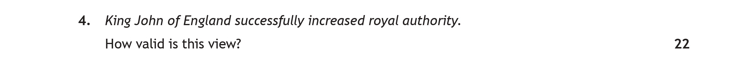 King-John-of-England-successfully-increased-royal-authority-Scottish Highers History-Question 4-2022.png