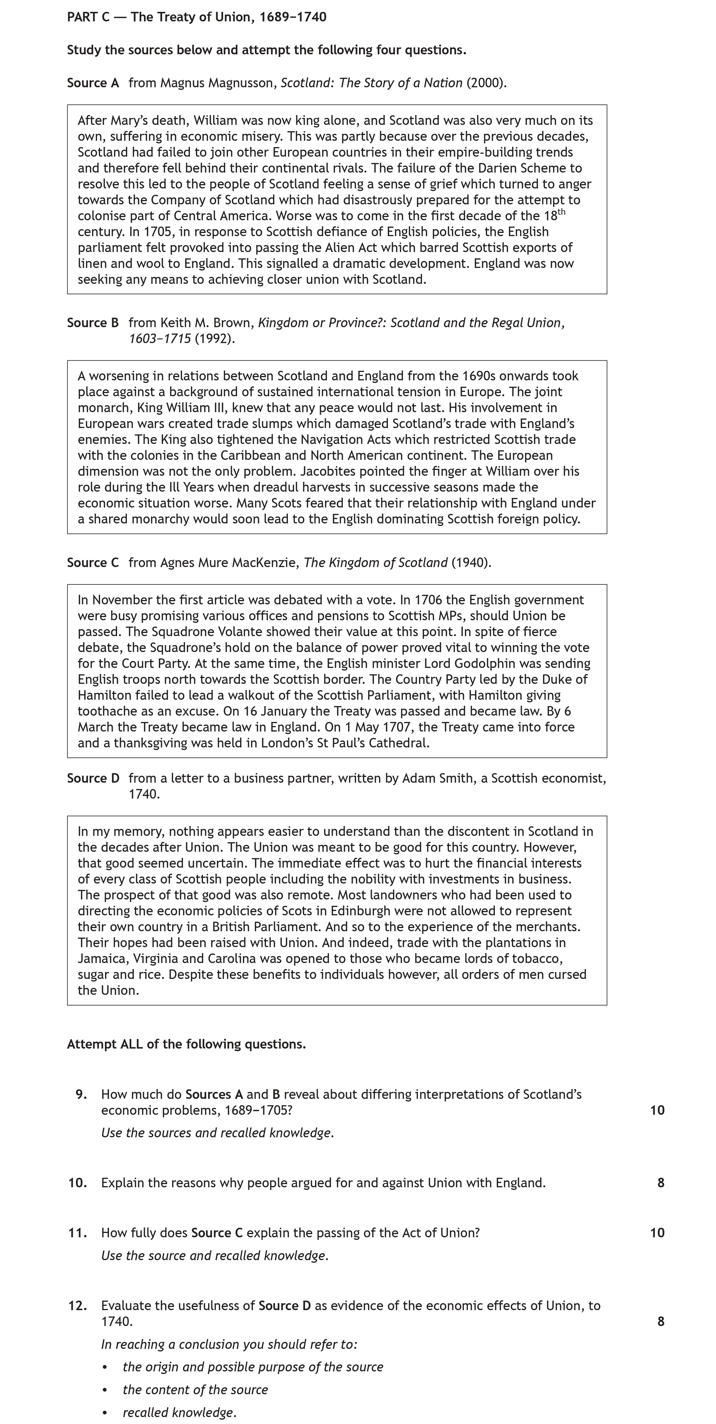 How-much-do-Sources-A-and-B-reveal-about-differing-interpretations-of-Scotland's-economic-problems,-1689–1705?--Source-A-from-Magnus-Magnusson,-Scotland:-The-Story-of-a-Nation-(2000)-Scottish Highers History-Question 9-2023.png