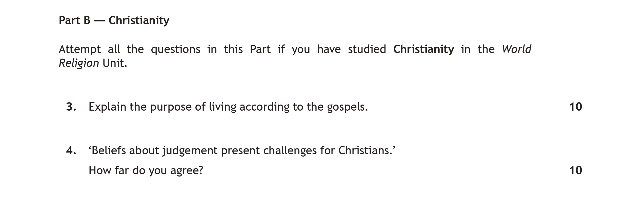 Explain-the-purpose-of-living-according-to-the-gospels-Scottish Highers Religious Moral and Philosophical Studies-Question 3-2018.png