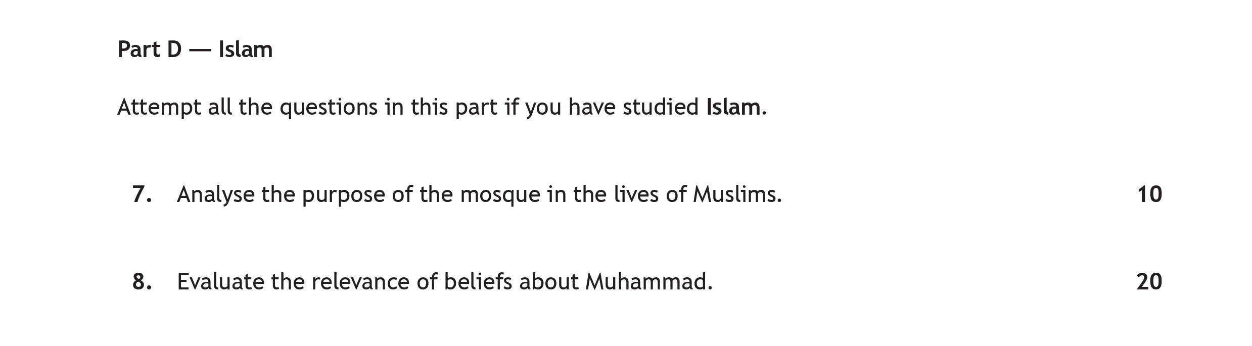 Analyse-the-purpose-of-the-mosque-in-the-lives-of-Muslims-Scottish Highers Religious Moral and Philosophical Studies-Question 7-2023.png