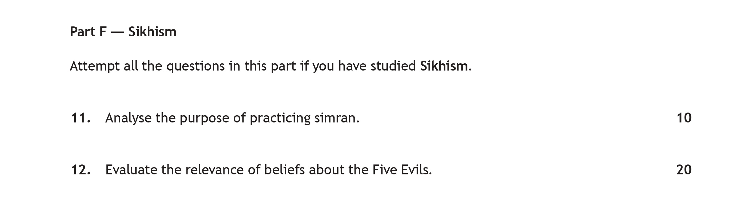 Analyse-the-purpose-of-practicing-simran-Scottish Highers Religious Moral and Philosophical Studies-Question 11-2023.png