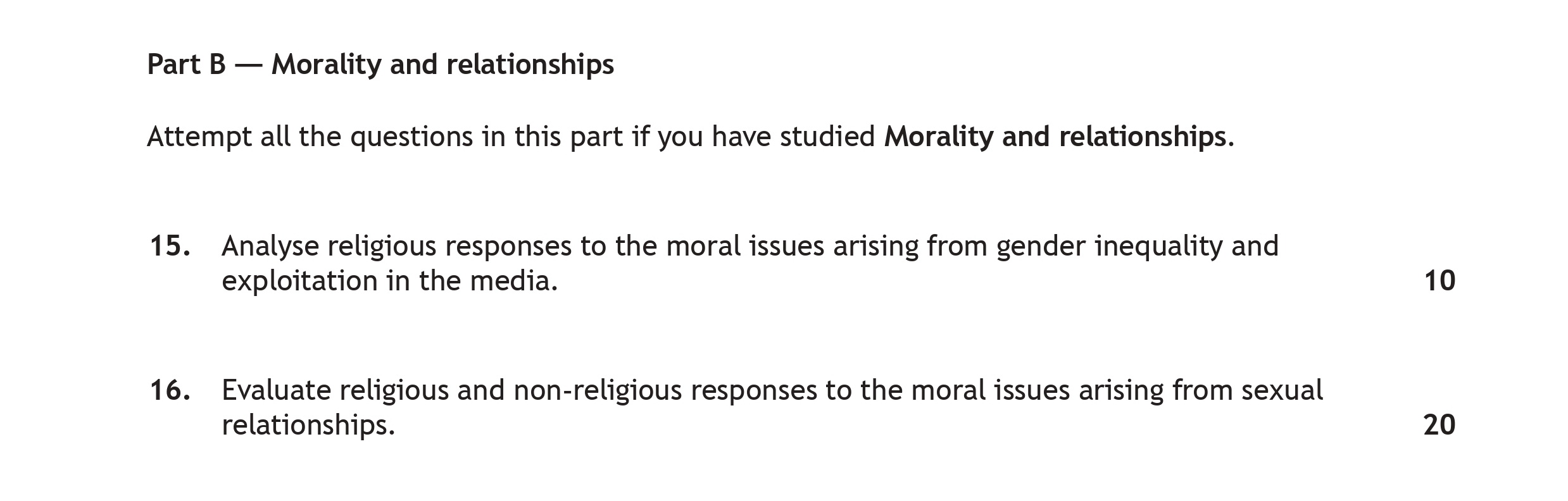 Analyse-religious-responses-to-the-moral-issues-arising-from-gender-inequality-and-exploitation-in-the-media.-Scottish Highers Religious Moral and Philosophical Studies-Question 15-2022.png