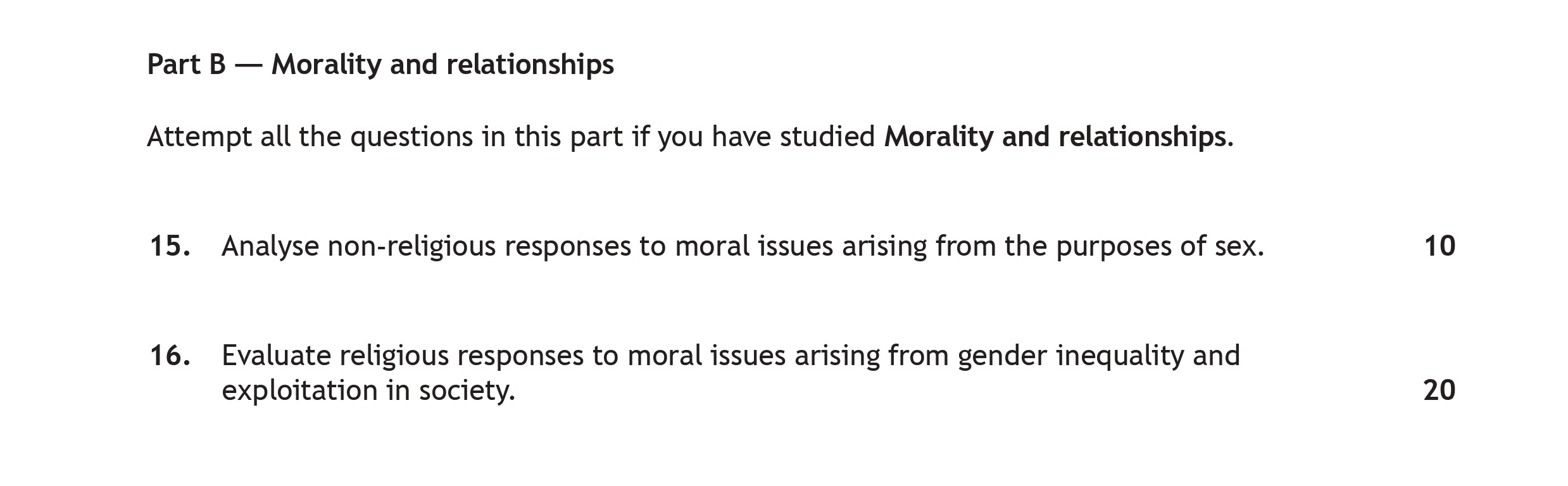 Analyse-non-religious-responses-to-moral-issues-arising-from-the-purposes-of-sex-Scottish Highers Religious Moral and Philosophical Studies-Question 15-2023.png