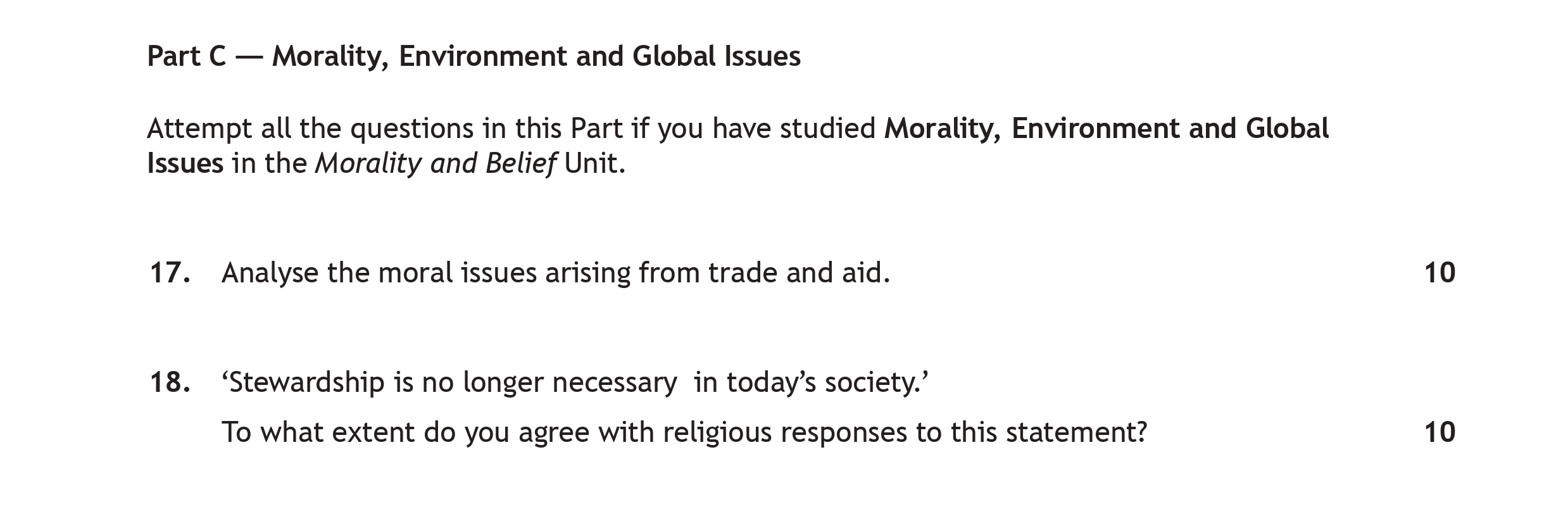 Analyse-the-moral-issues-arising-from-trade-and-aid.-Scottish Highers Religious Moral and Philosophical Studies-Question 17-2018.png