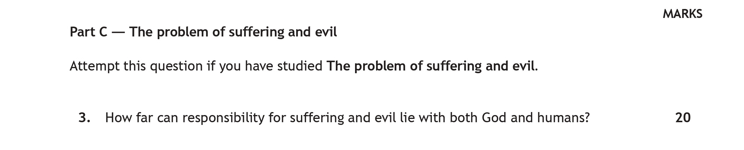 How-far-can-responsibility-for-suffering-and-evil-lie-with-both-God-and-humans?--Scottish Highers Religious Moral and Philosophical Studies-Question 3-2023.png