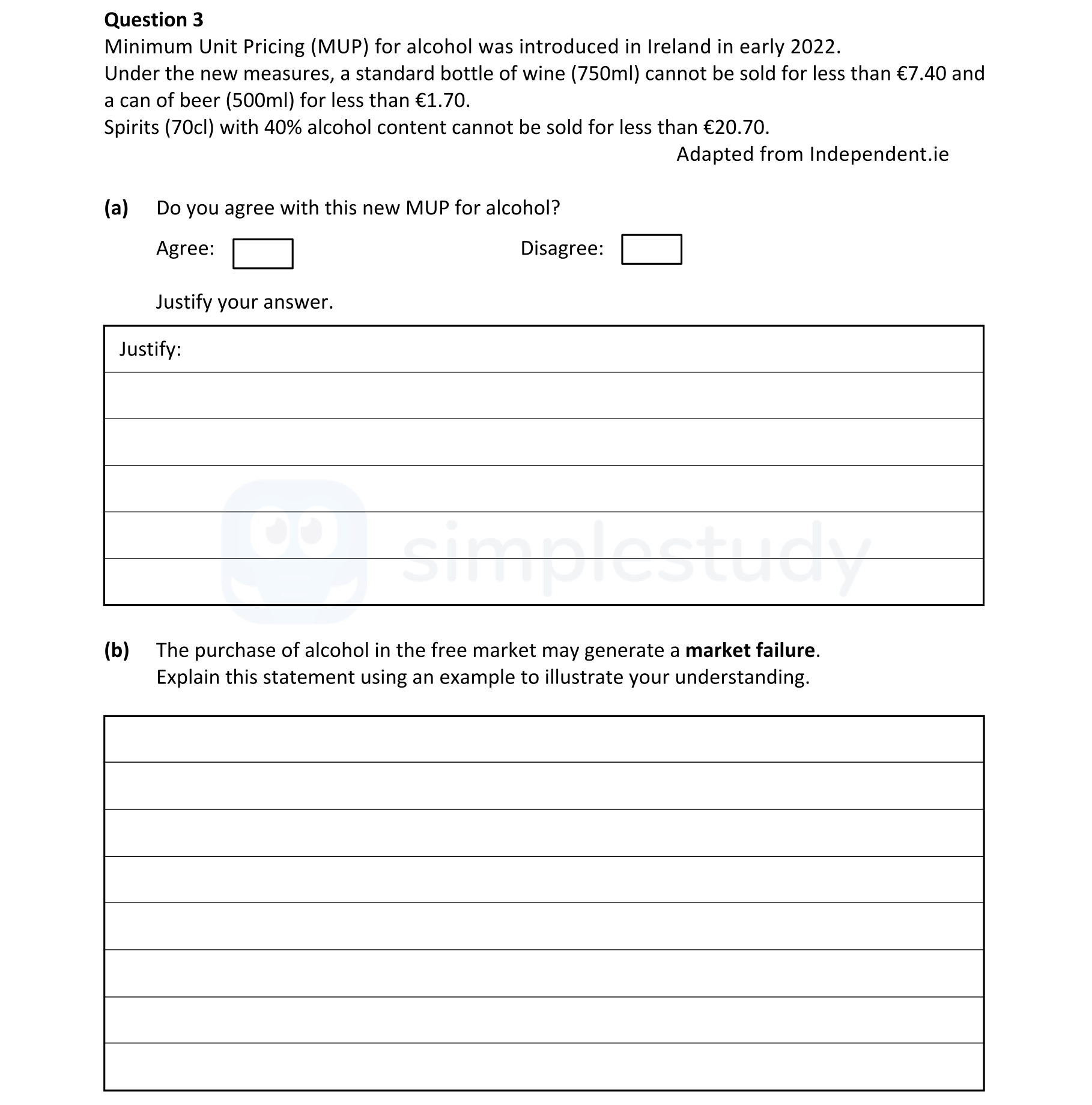 Minimum-Unit-Pricing-(MUP)-for-alcohol-was-introduced-in-Ireland-in-early-2022-Leaving Cert Economics-Question 3-2022.png