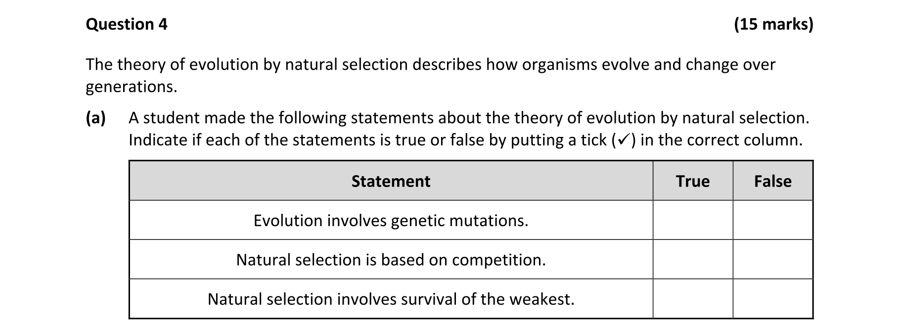 The-theory-of-evolution-by-natural-selection-describes-how-organisms-evolve-and-change-over-generations-Junior Cycle Science-Question 4-2022.png