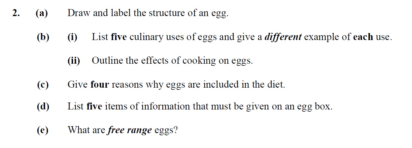 Draw-and-label-the-structure-of-an-egg-Junior Cycle Home Economics-Question 2.png
