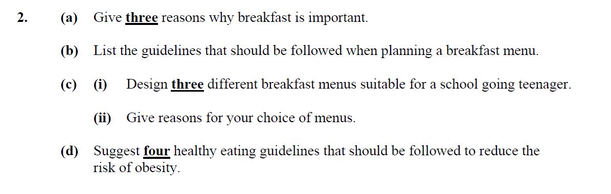 2.-(a)-Give-three-reasons-why-breakfast-is-important-Junior Cycle Home Economics-Question 2.png