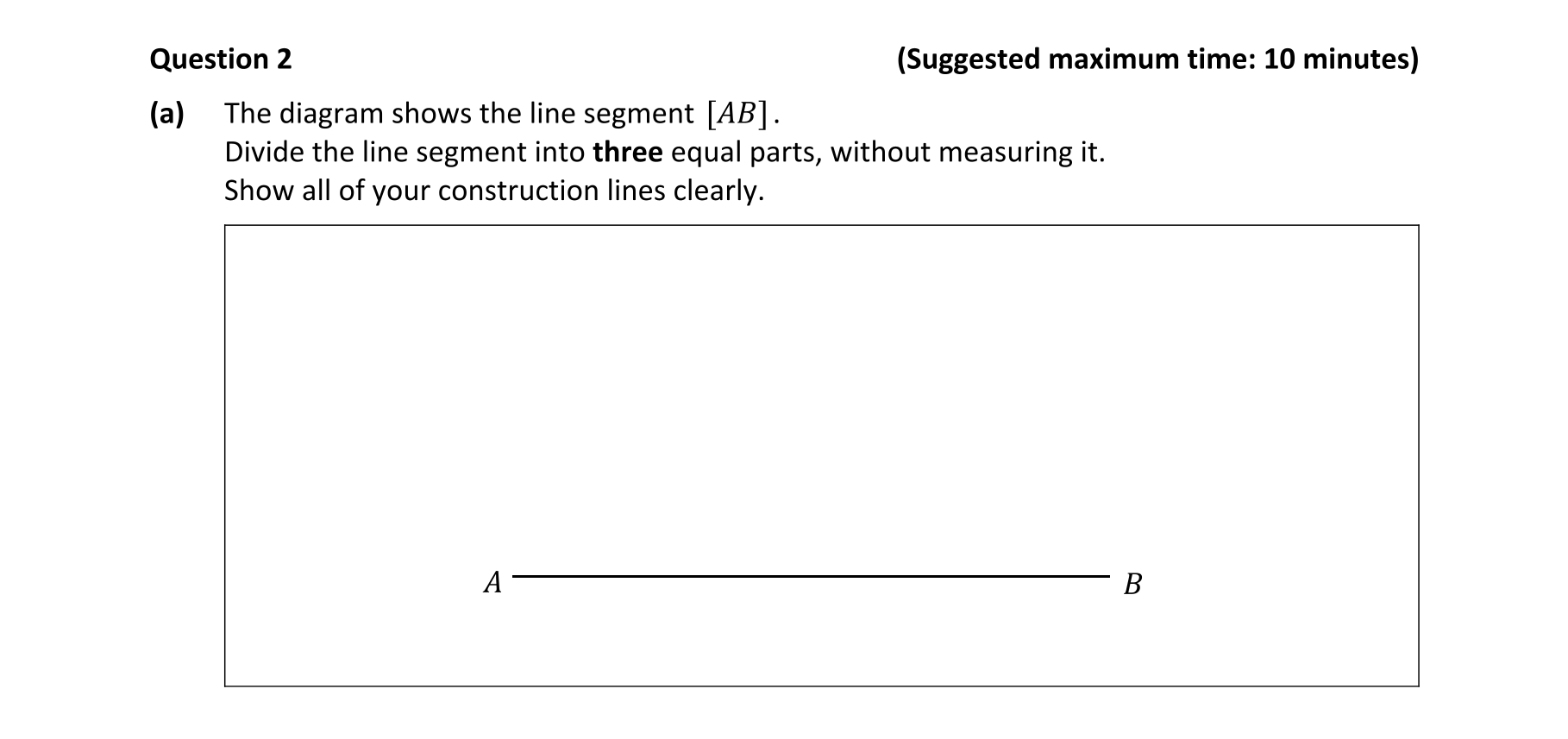 The-diagram-shows-the-line-segment-[AB]-Junior Cycle Mathematics-Question 2-2017.png