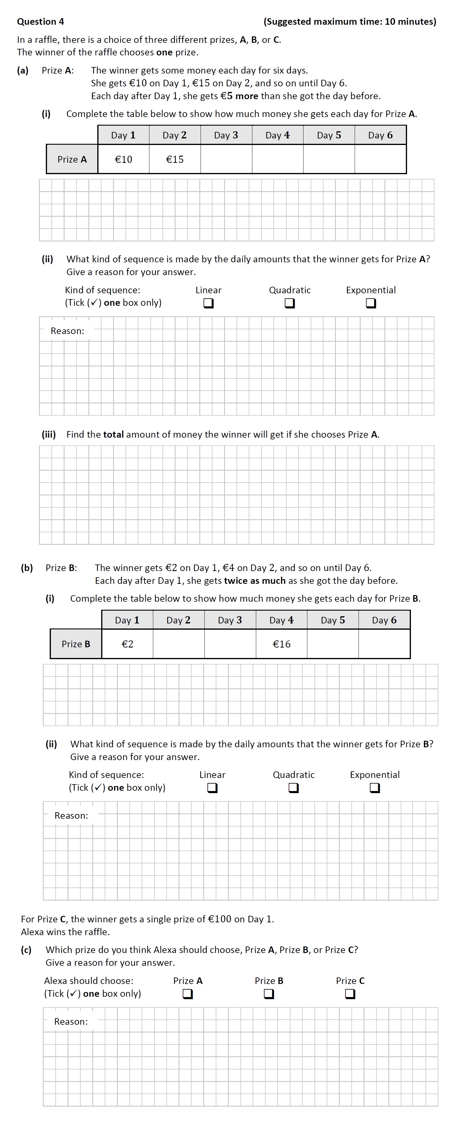 In-a-raffle,-there-is-a-choice-of-three-different-prizes,-A,-B,-or-C-Junior Cycle Mathematics-Question 4.png