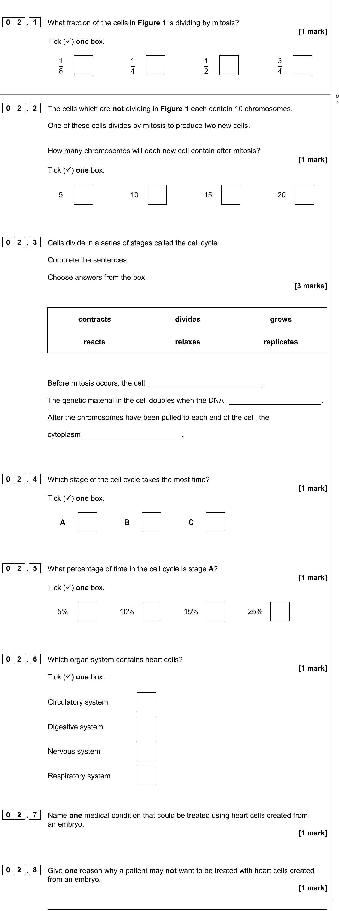 What-fraction-of-the-cells-in-Figure-1-is-dividing-by-mitosis?---Tick-(✓)-one-box-AQA-GCSE Biology-Question 2-2010-Paper 1.png