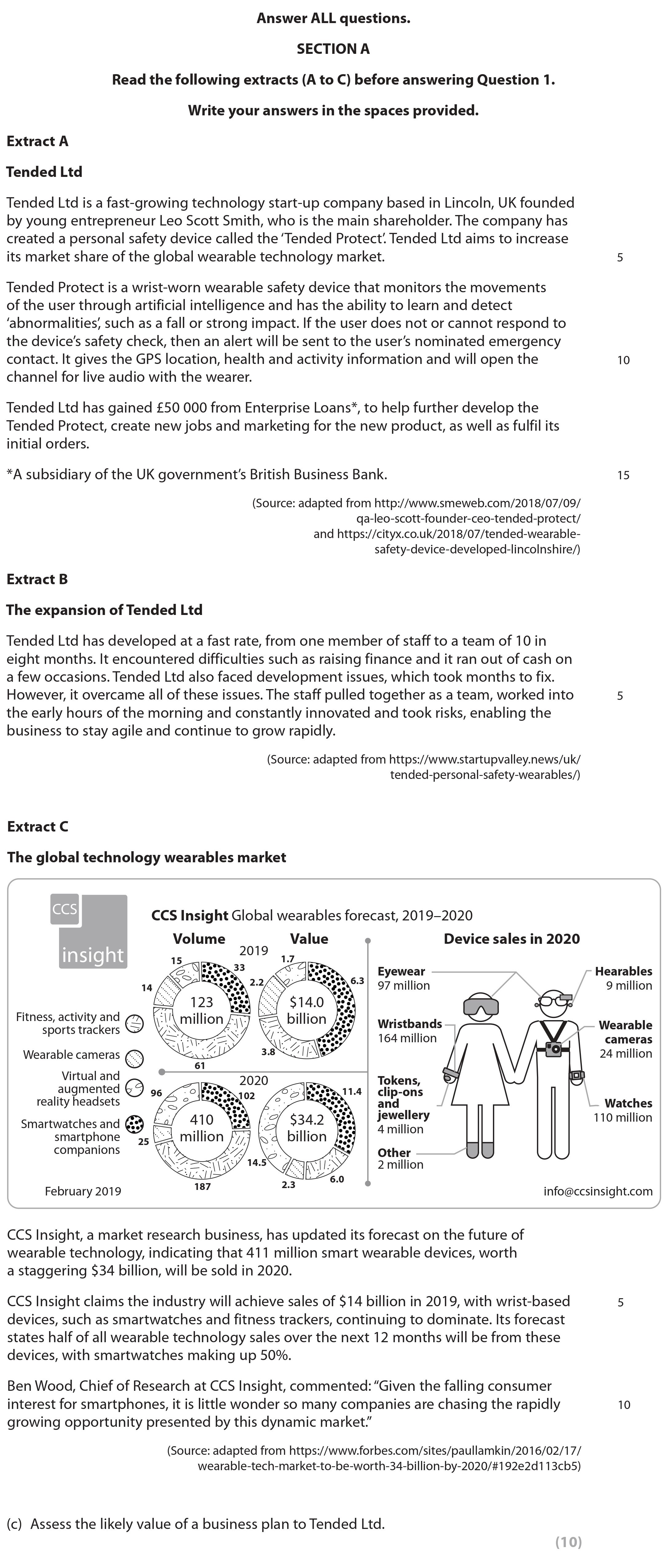 Assess-the-likely-value-of-a-business-plan-to-Tended-Ltd.---Edexcel-A-Level Business-Question 1-2022-Paper 2.png