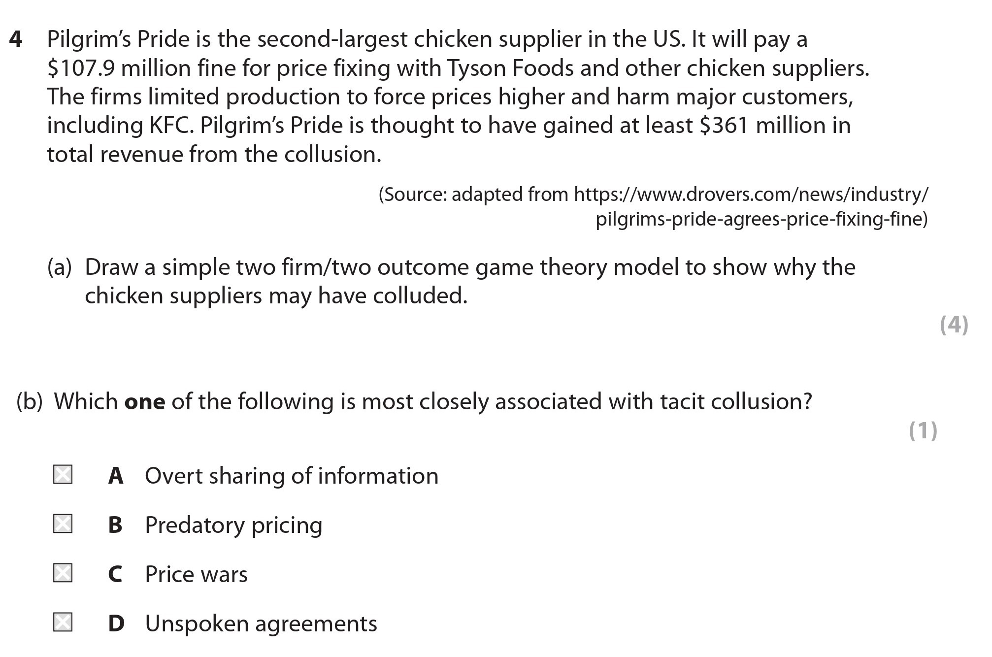 Pilgrim’s-Pride-is-the-second-largest-chicken-supplier-in-the-US-Edexcel-A-Level Economics A-Question 4-2022-Paper 1.png