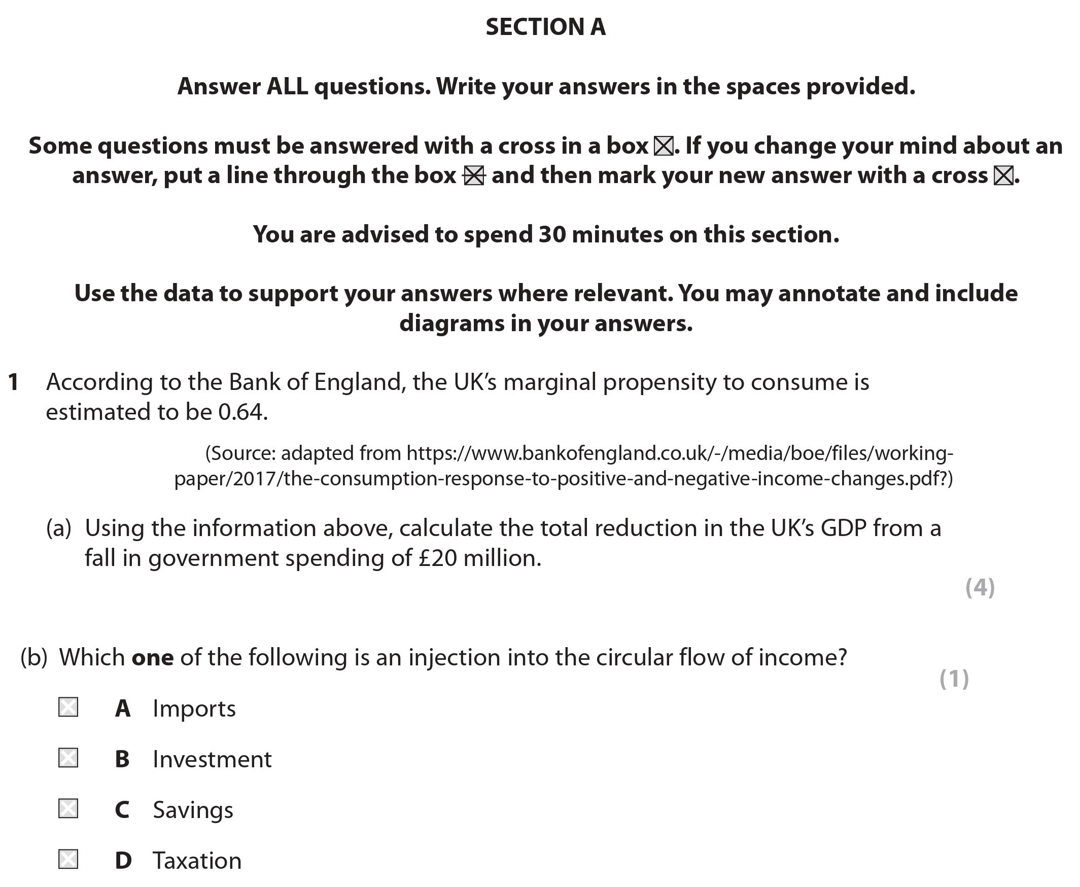 According-to-the-Bank-of-England,-the-UK's-marginal-propensity-to-consume-is-estimated-to-be-0.64-Edexcel-A-Level Economics A-Question 1-2022-Paper 2.png
