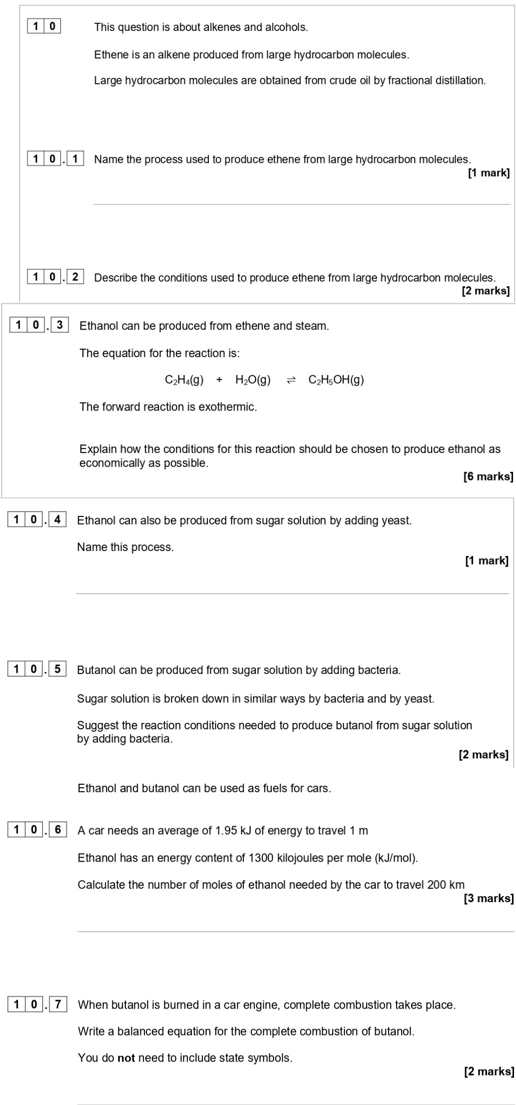 This-question-is-about-alkenes-and-alcohols-AQA-GCSE Chemistry-Question 10-2021-Paper 2.png