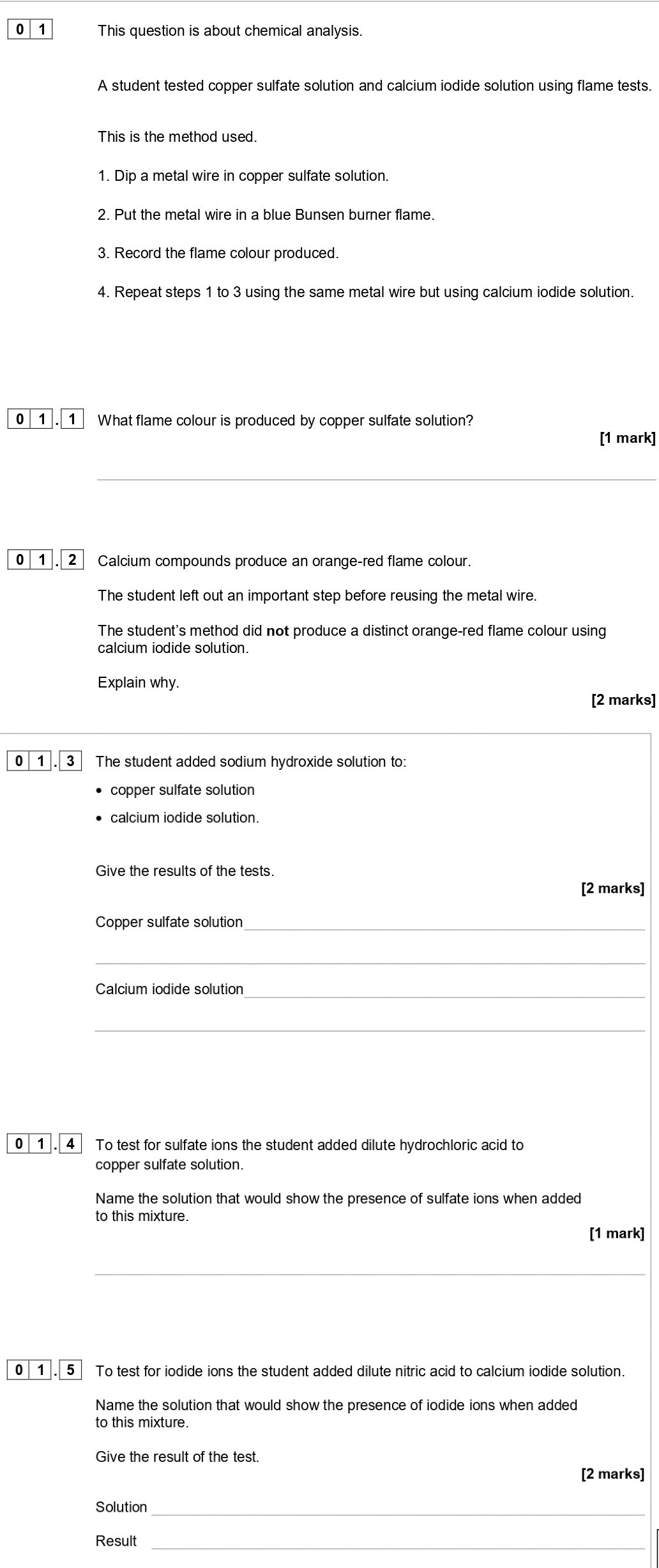 This-question-is-about-chemical-analysis-AQA-GCSE Chemistry-Question 1-2020-Paper 2.png