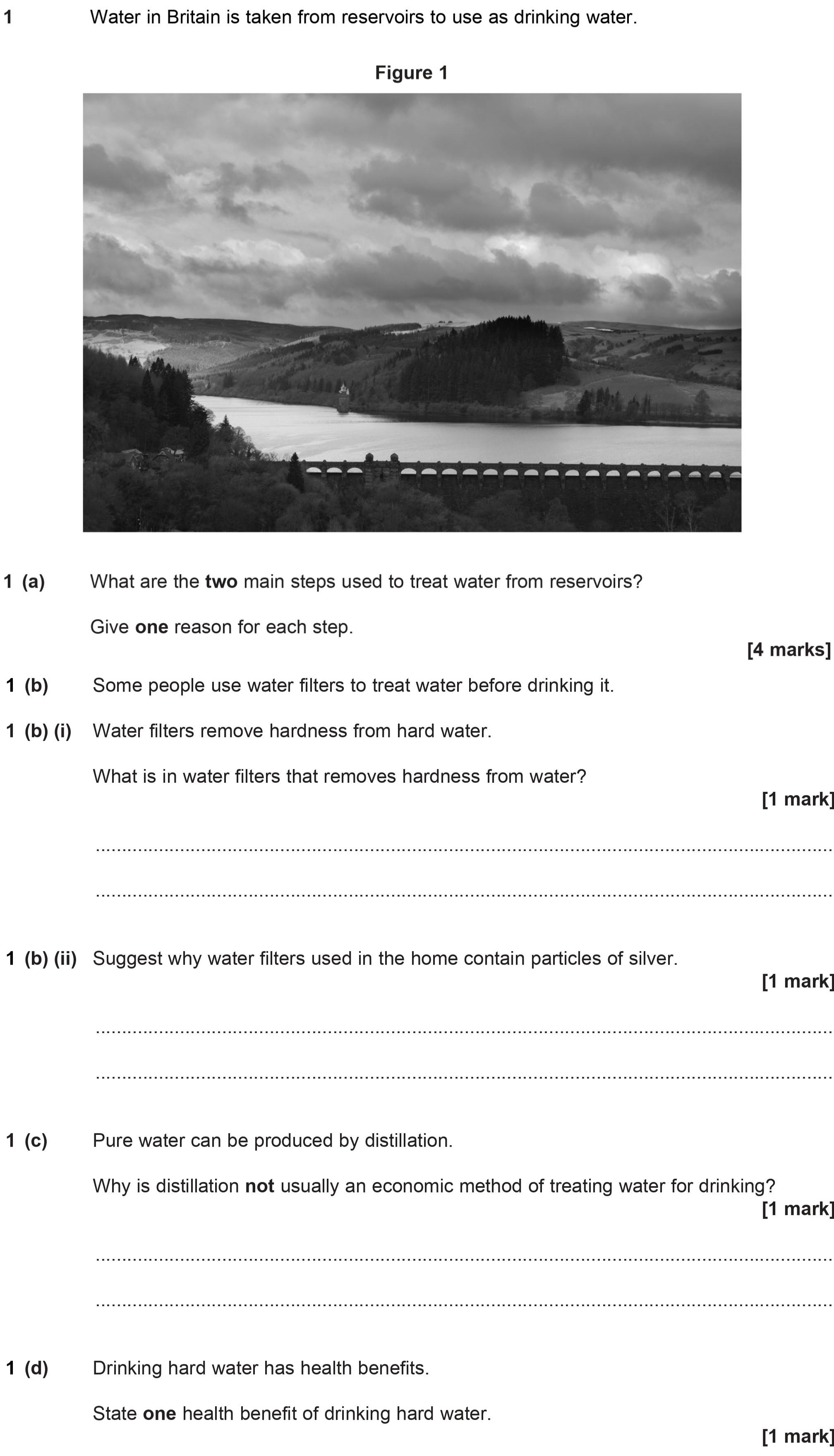 Water-in-Britain-is-taken-from-reservoirs-to-use-as-drinking-water-AQA-GCSE Chemistry-Question 1-2014-Paper 3.png