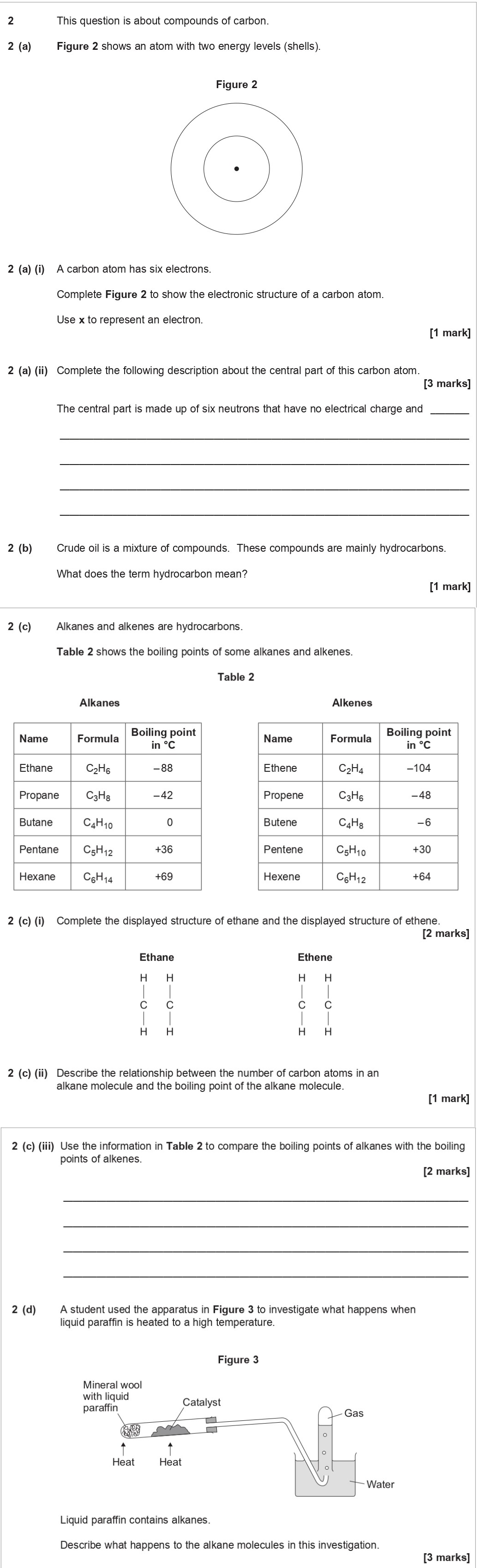This-question-is-about-compounds-of-carbon-AQA-GCSE Chemistry-Question 2-2017-Paper 1.png