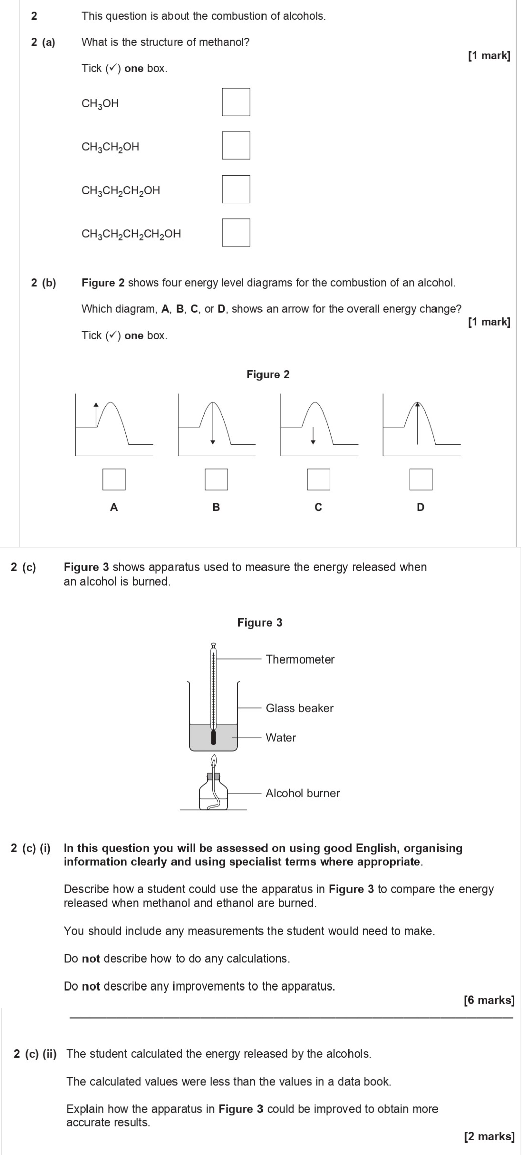 This-question-is-about-the-combustion-of-alcohols-AQA-GCSE Chemistry-Question 2-2017-Paper 3.png