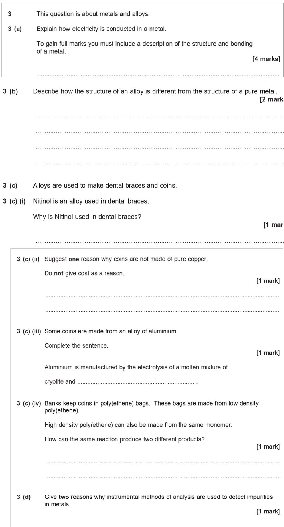 This-question-is-about-metals-and-alloys-AQA-GCSE Chemistry-Question 3-2015-Paper 2.png