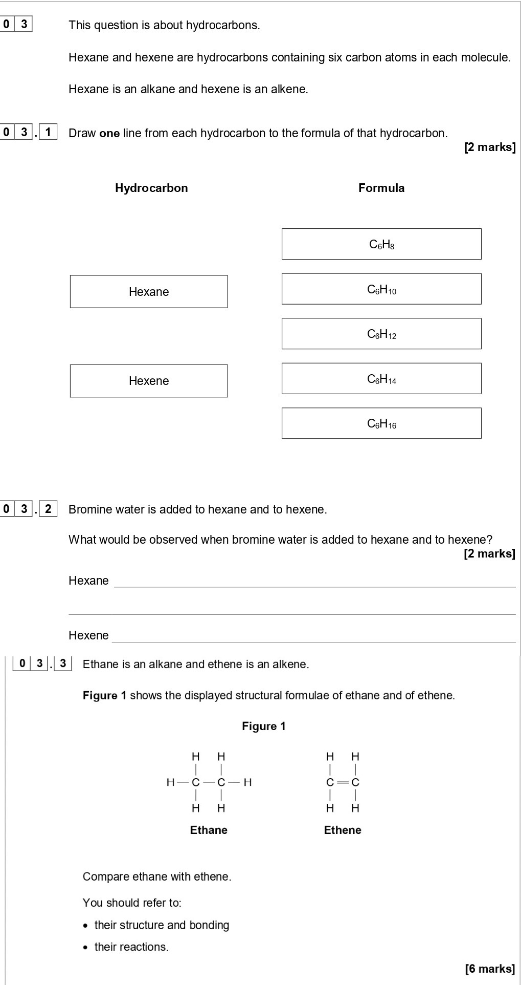 This-question-is-about-hydrocarbons-AQA-GCSE Chemistry-Question 3-2020-Paper 2.png