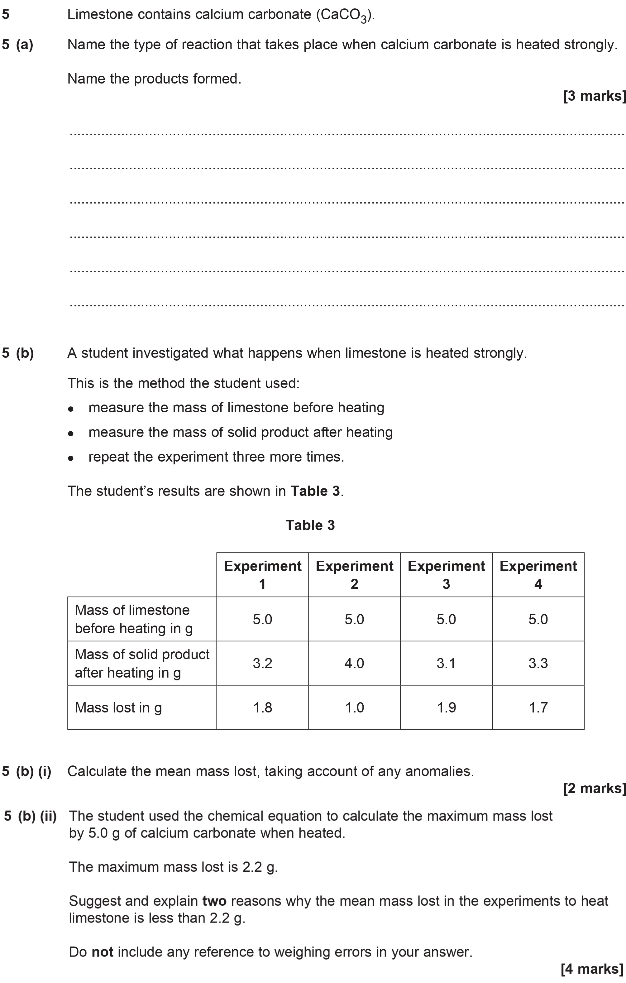 Limestone-contains-calcium-carbonate-(CaCO₃)-AQA-GCSE Chemistry-Question 5-2014-Paper 1.png