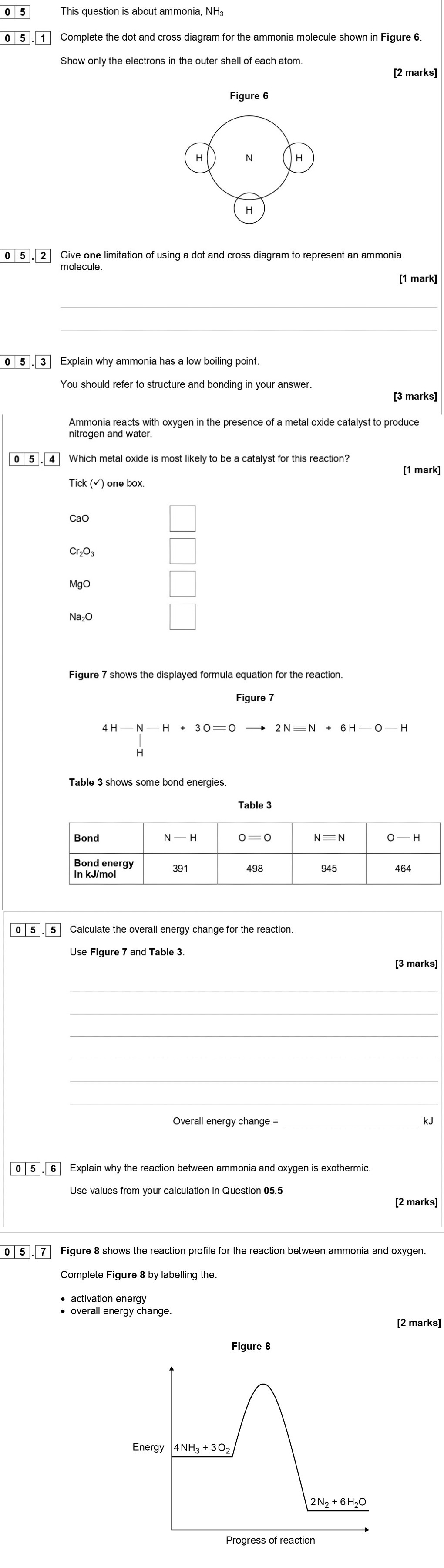 This-question-is-about-ammonia,-NH₃-Complete-the-dot-and-cross-diagram-for-the-ammonia-molecule-shown-in-Figure-6-AQA-GCSE Chemistry-Question 5-2019-Paper 1.png