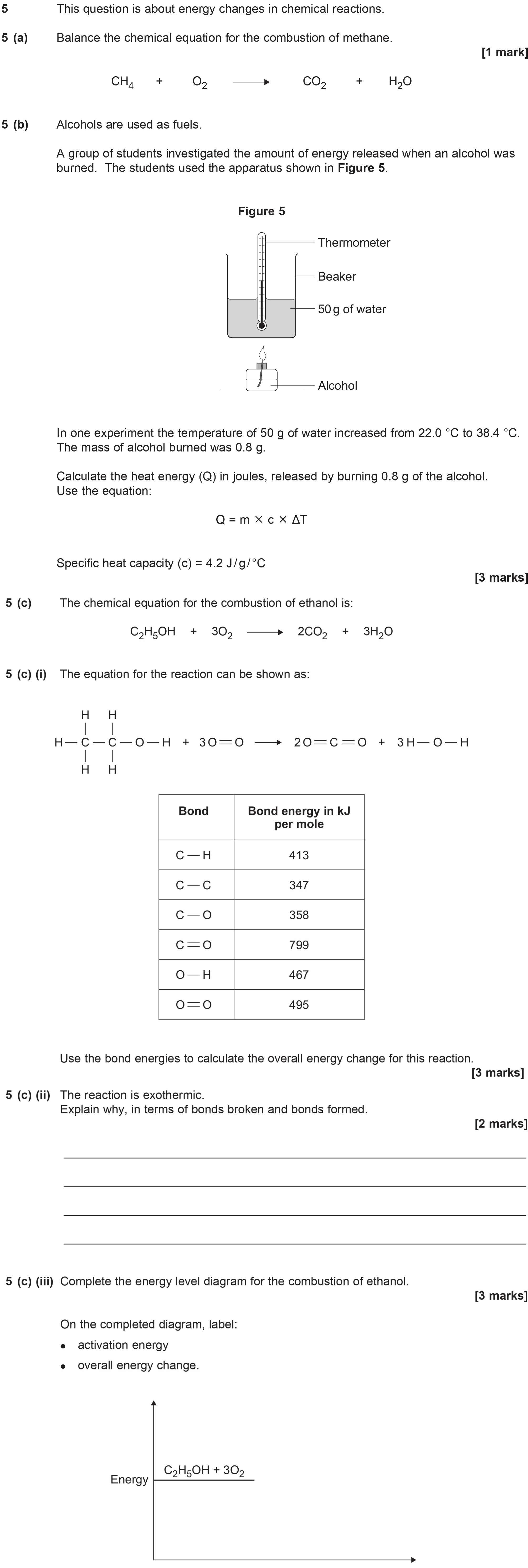 5-(a)-Balance-the-chemical-equation-for-the-combustion-of-methane-AQA-GCSE Chemistry-Question 5-2016-Paper 3.png