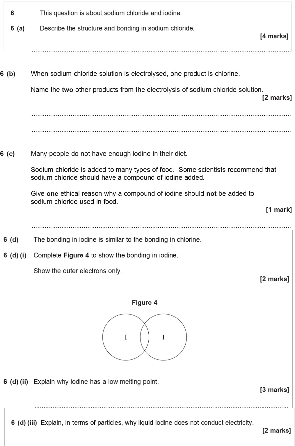This-question-is-about-sodium-chloride-and-iodine-AQA-GCSE Chemistry-Question 6-2015-Paper 2.png