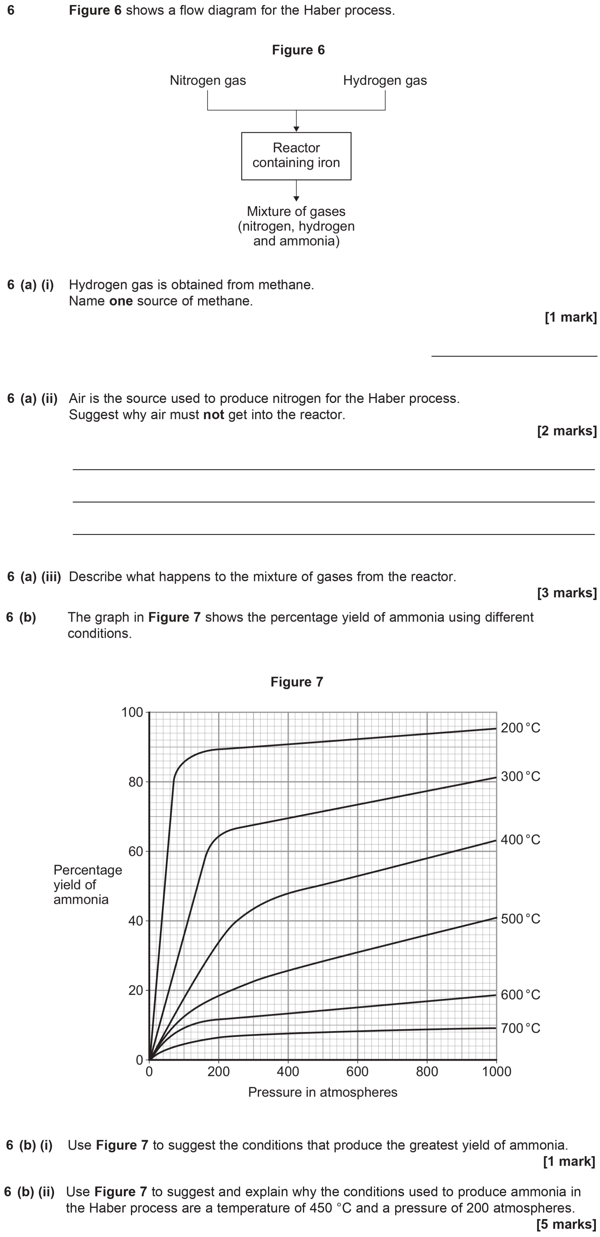 Figure-6-shows-a-flow-diagram-for-the-Haber-process-AQA-GCSE Chemistry-Question 6-2016-Paper 3.png