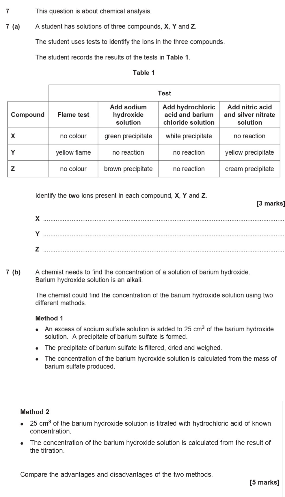 This-question-is-about-chemical-analysis-AQA-GCSE Chemistry-Question 7-2015-Paper 3.png