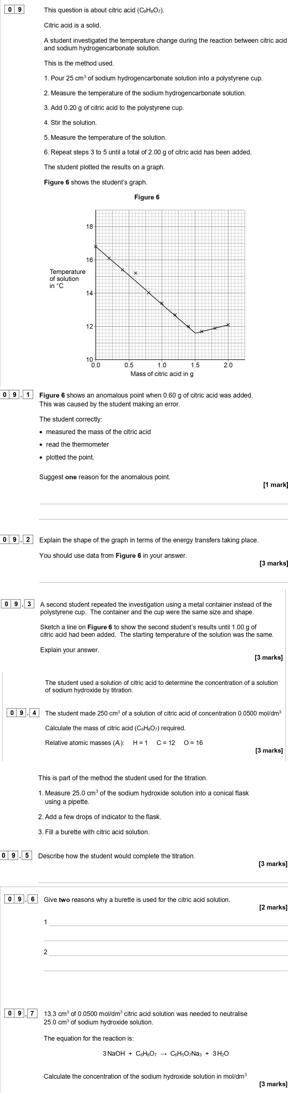 This-question-is-about-citric-acid-(C6H8O7)-AQA-GCSE Chemistry-Question 9-2020-Paper 1.png