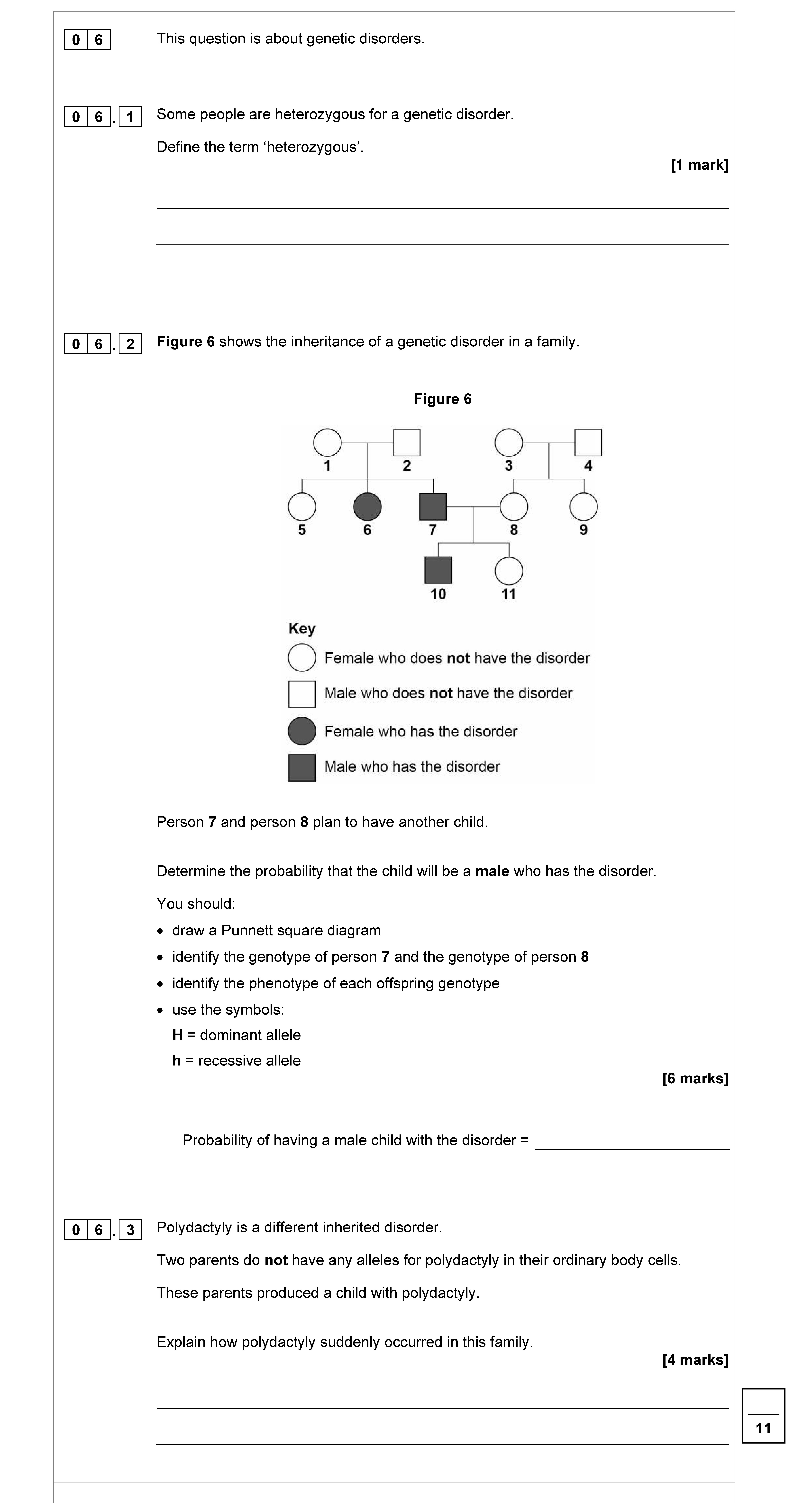 Define-the-term-'heterozygous'.-AQA-GCSE Biology Combined Science-Question 6-2021-Paper 2.png