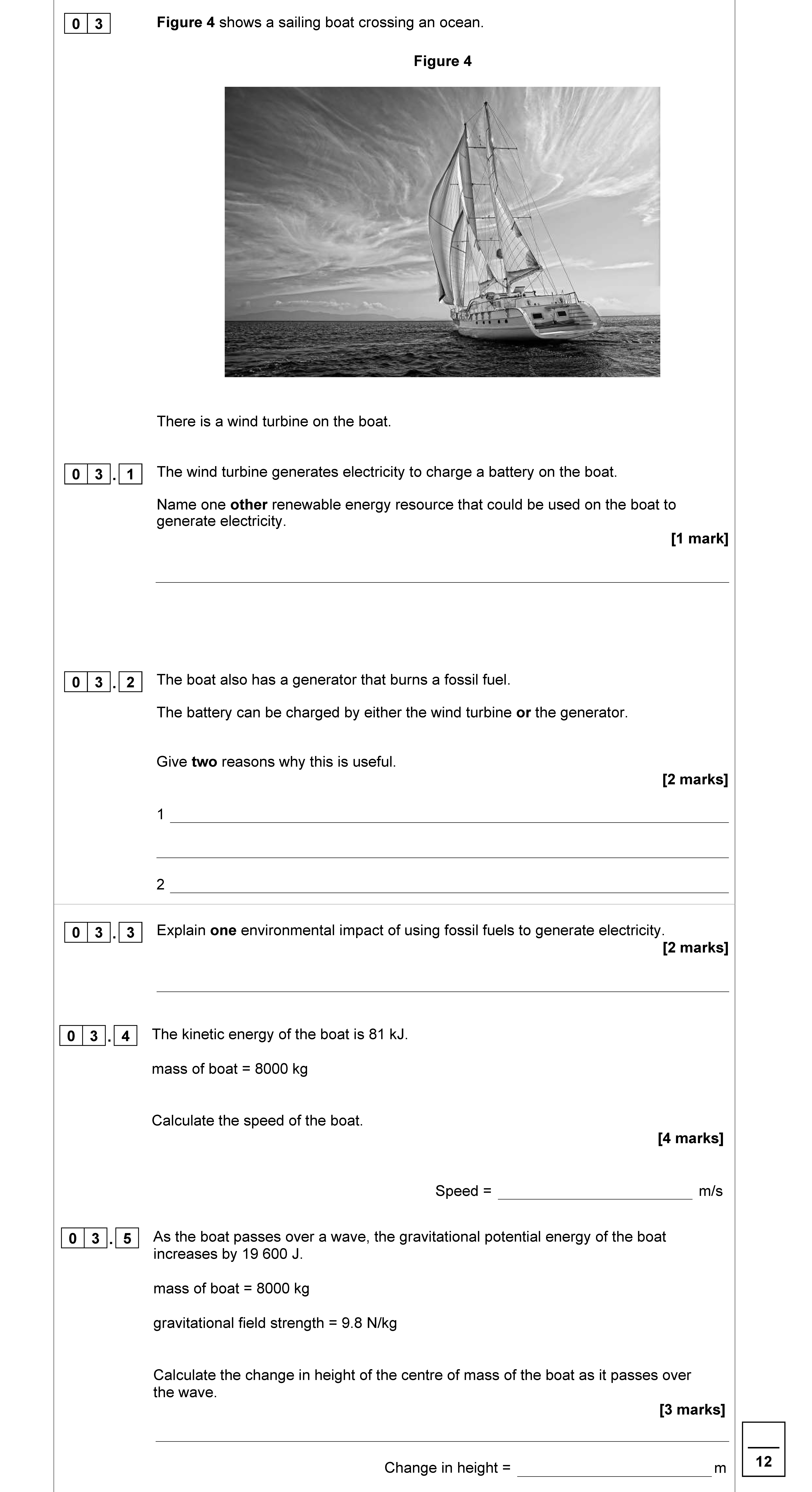 Figure-4-shows-a-sailing-boat-crossing-an-ocean-AQA-GCSE Physics Combined Science-Question 3-2021-Paper 1.png