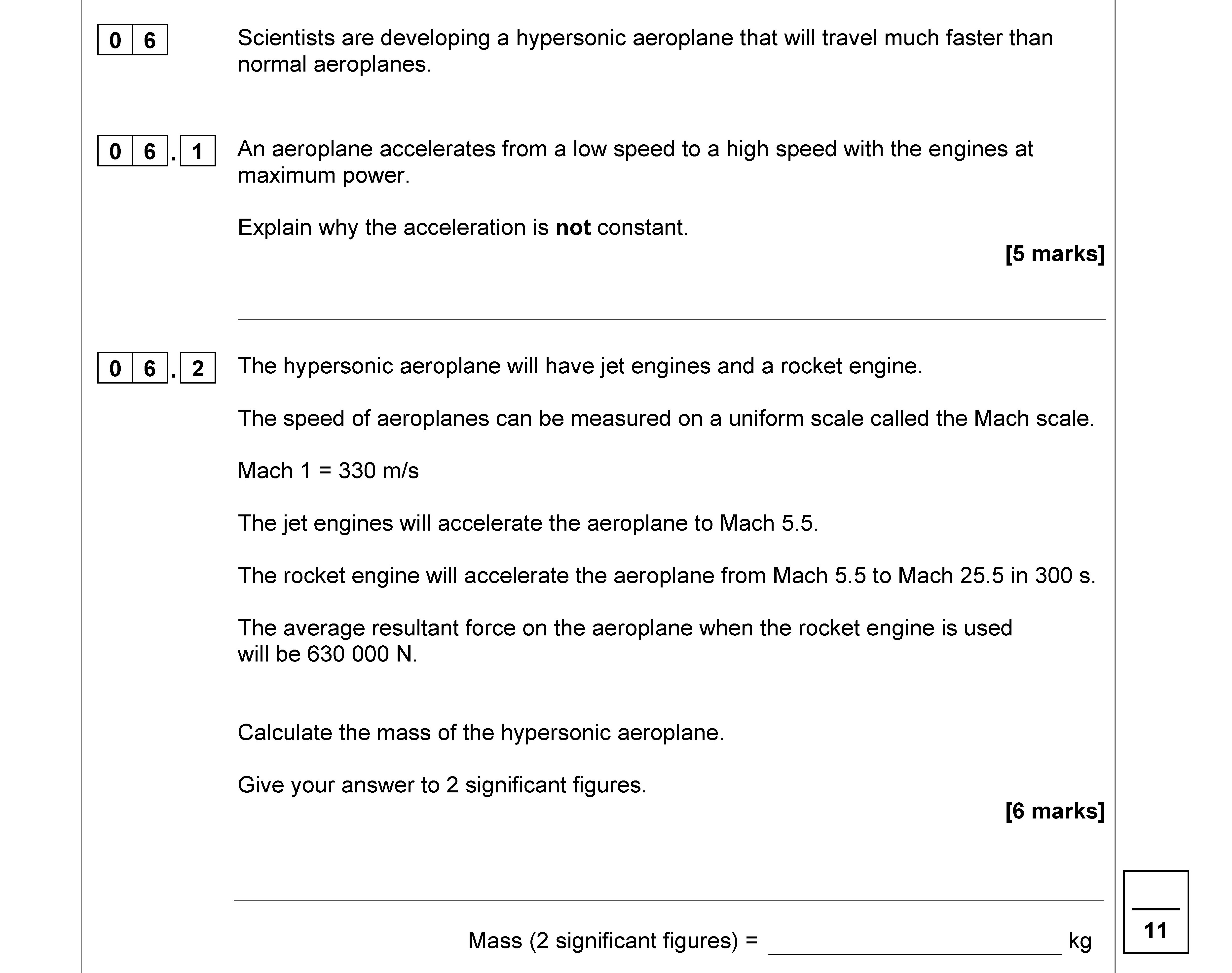Scientists-are-developing-a-hypersonic-aeroplane-that-will-travel-much-faster-than-normal-aeroplanes-AQA-GCSE Physics Combined Science-Question 6-2021-Paper 2.png