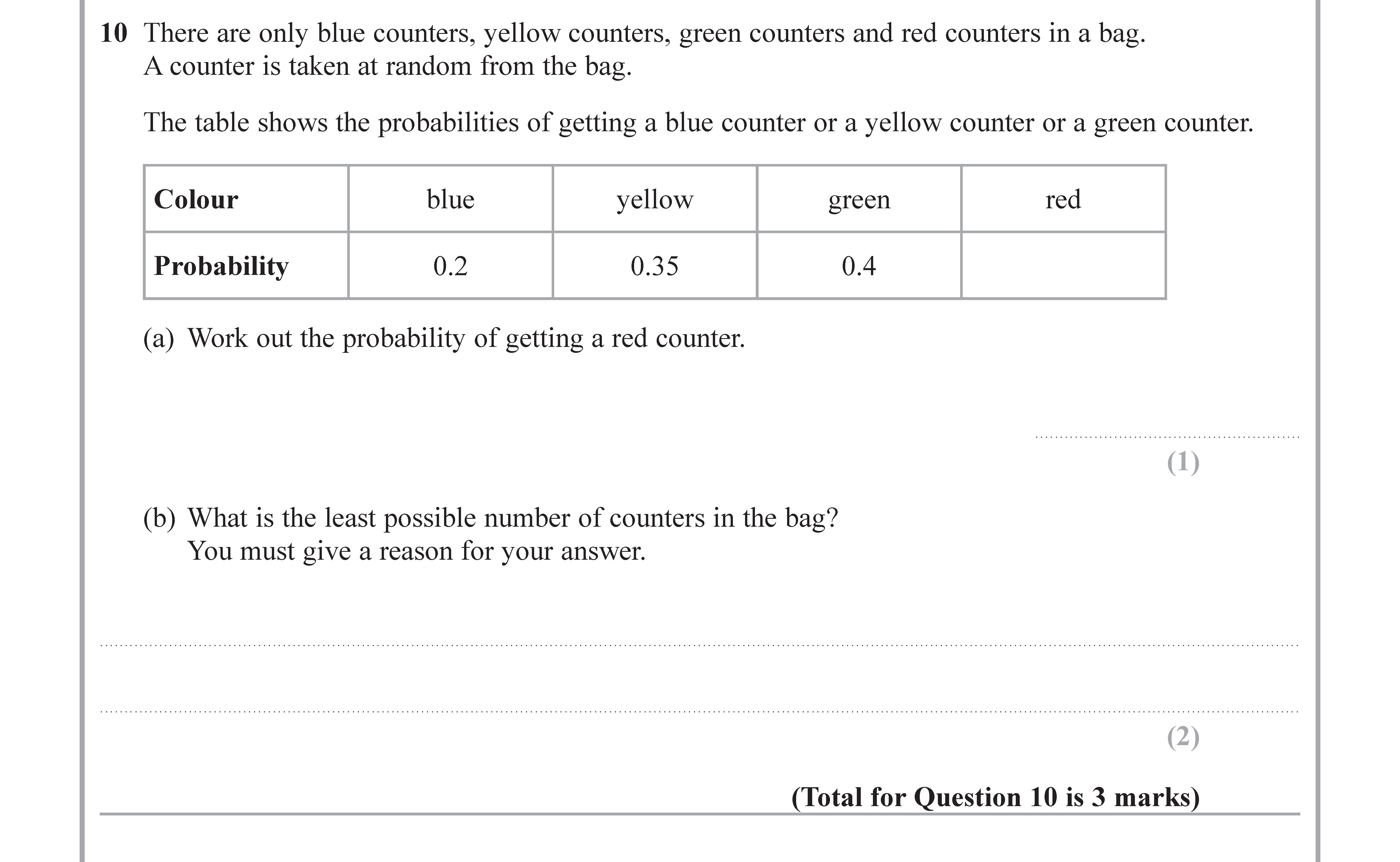 There-are-only-blue-counters,-yellow-counters,-green-counters-and-red-counters-in-a-bag-Edexcel-GCSE Maths-Question 10-2017-Paper 3.png