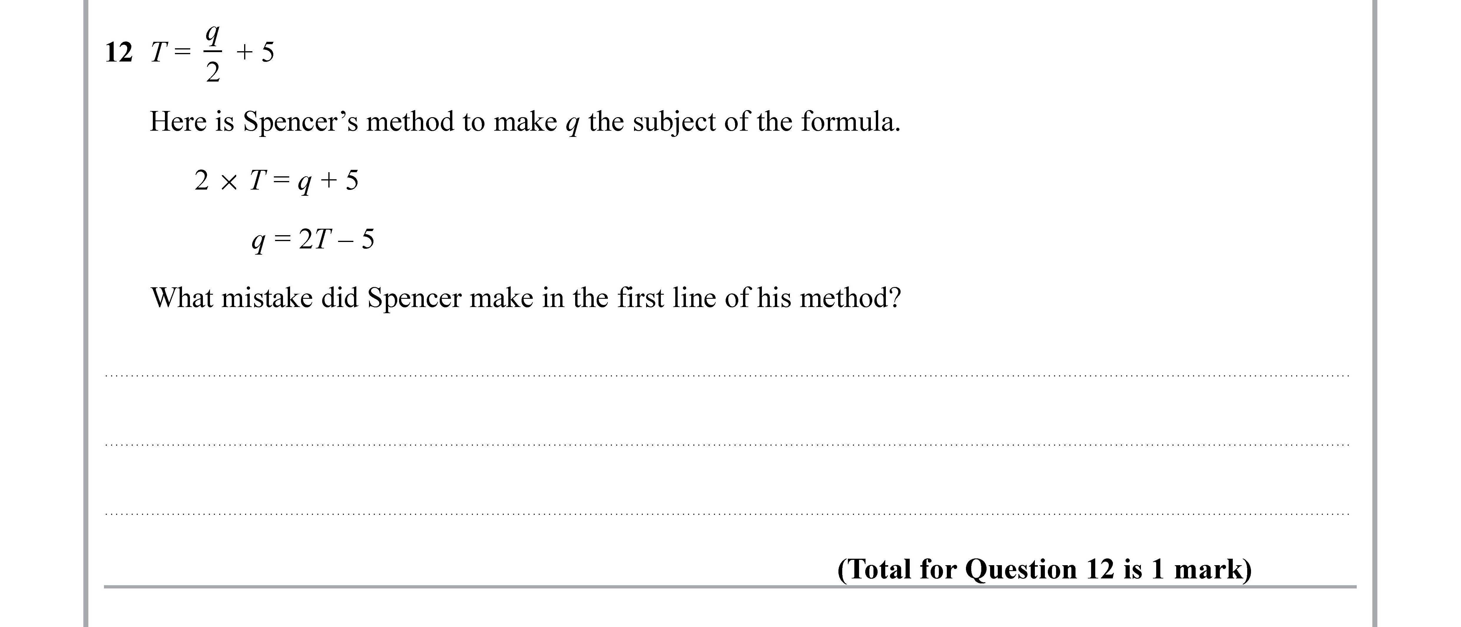 Here-is-Spencer’s-method-to-make-$q$-the-subject-of-the-formula-Edexcel-GCSE Maths-Question 13-2019-Paper 1.png