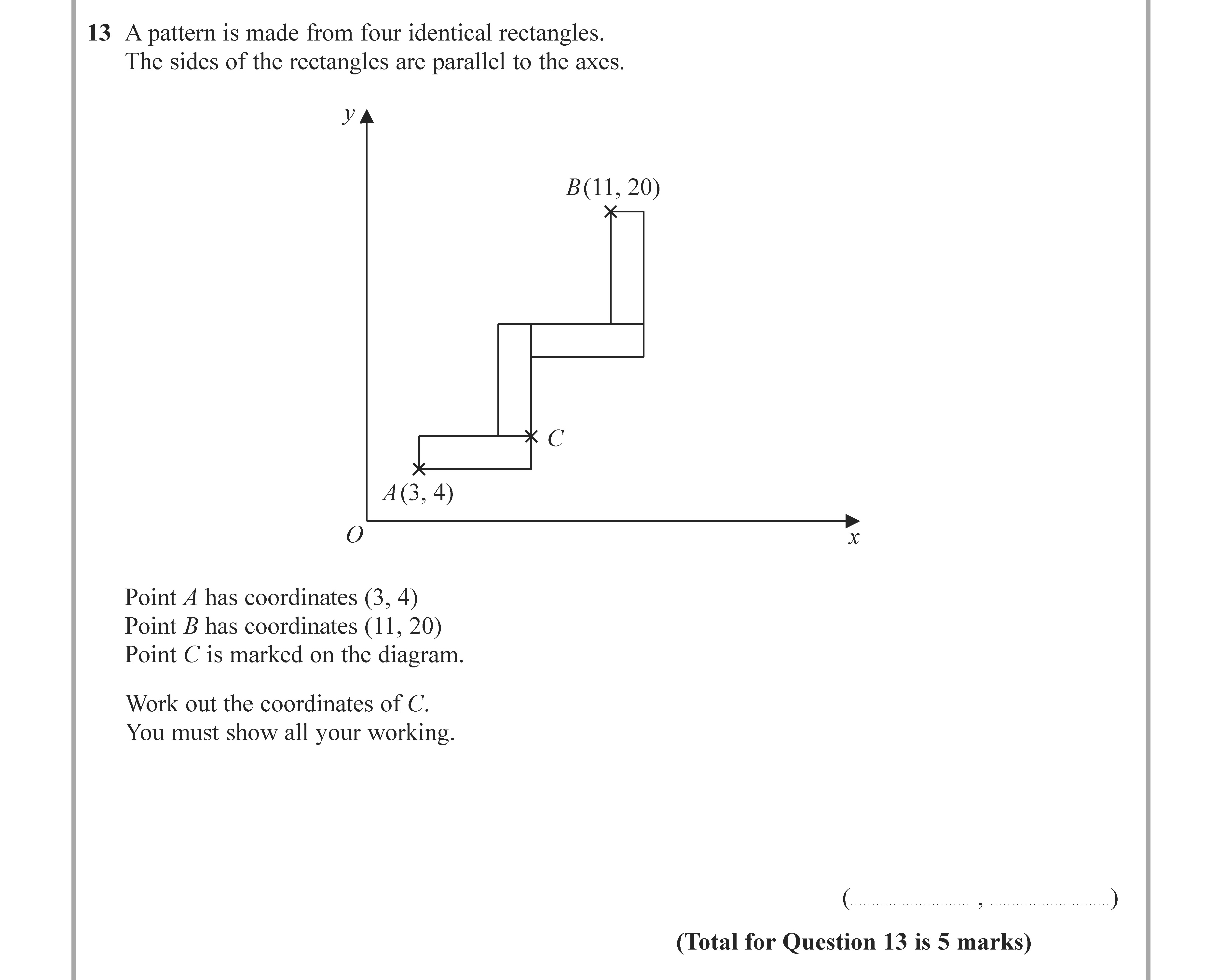 A-pattern-is-made-from-four-identical-rectangles-Edexcel-GCSE Maths-Question 14-2021-Paper 3.png