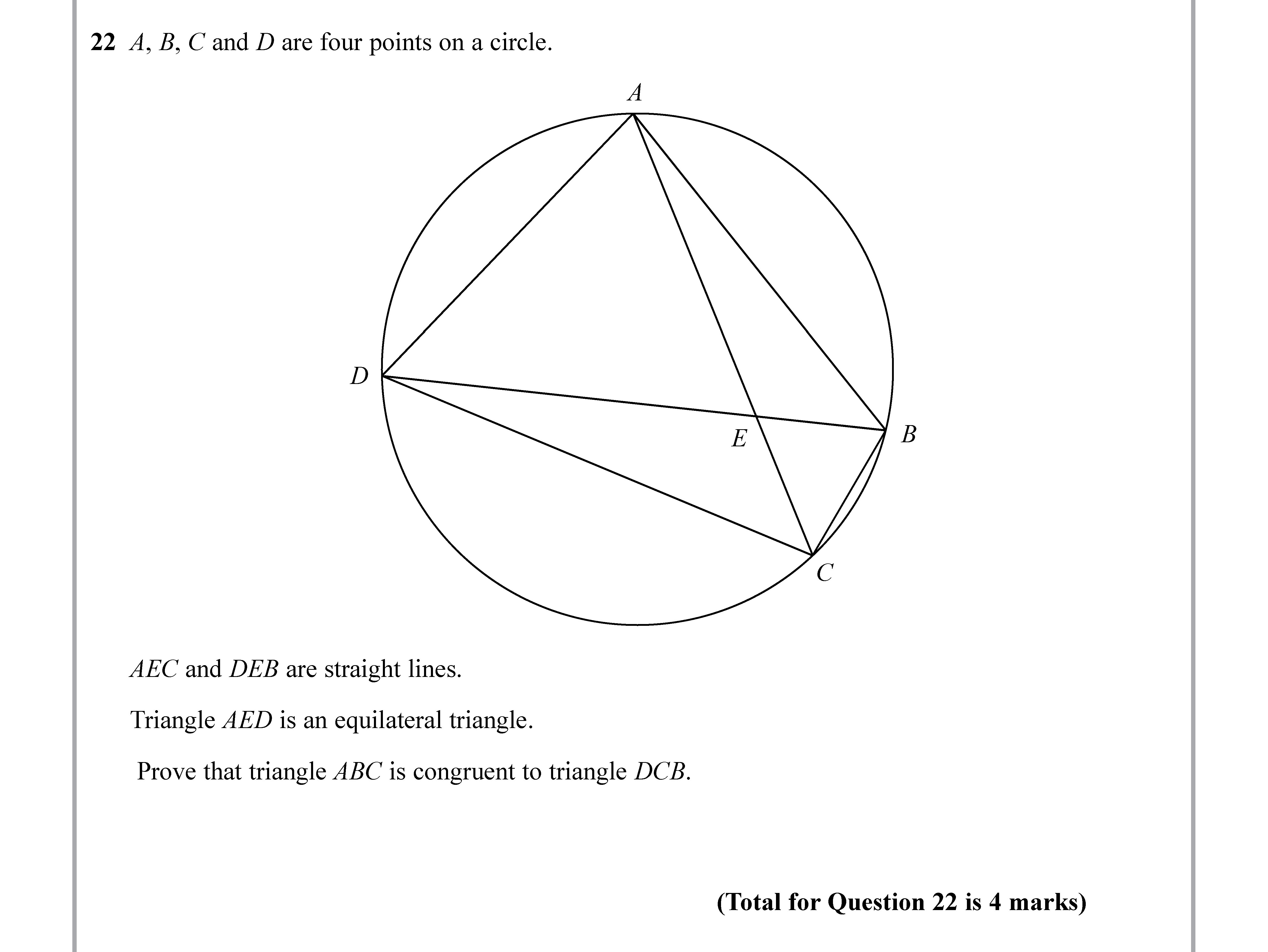 A,-B,-C-and-D-are-four-points-on-a-circle-Edexcel-GCSE Maths-Question 2-2019-Paper 1.png
