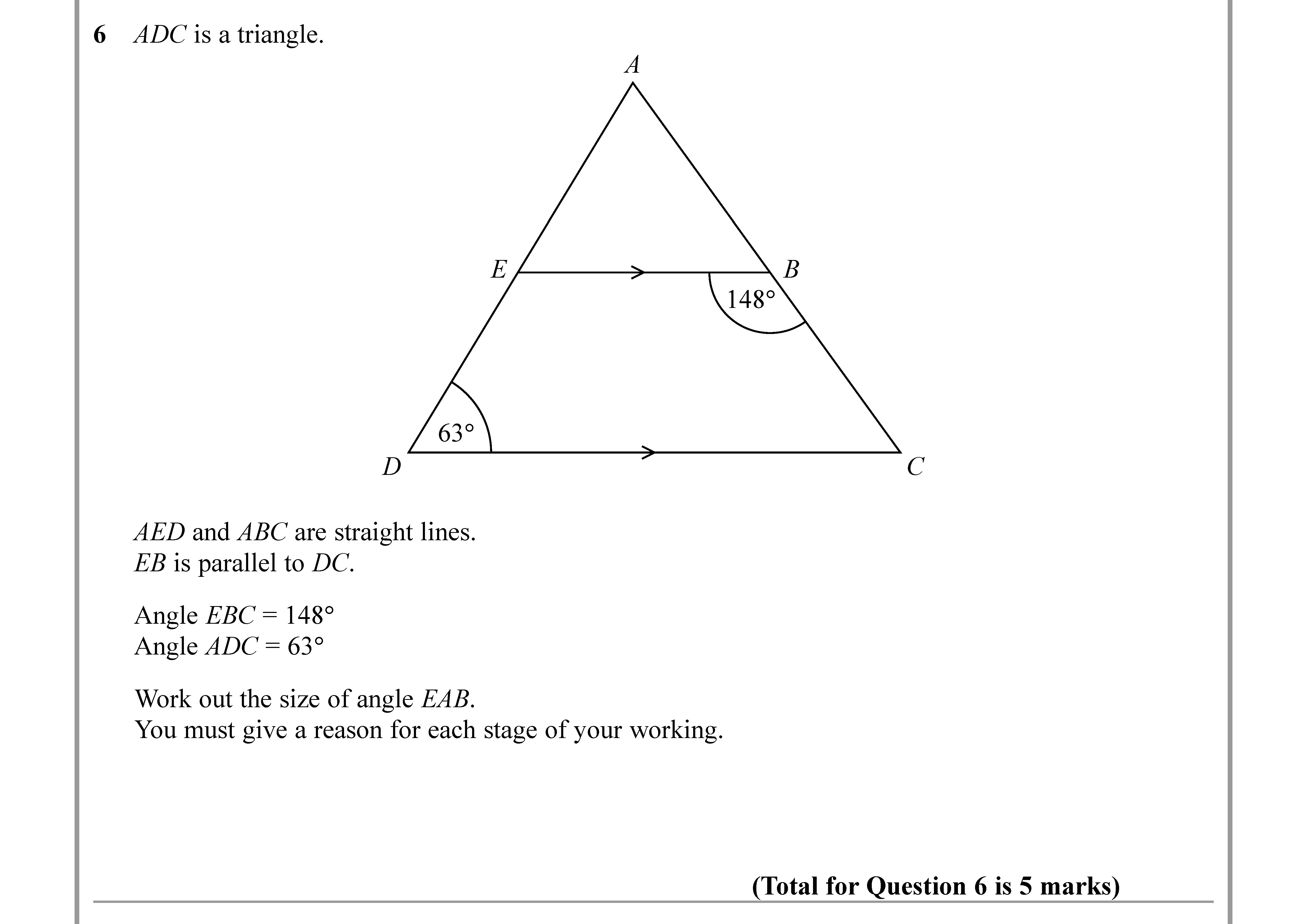Angle-$ADC$-is-a-triangle-Edexcel-GCSE Maths-Question 7-2020-Paper 1.png
