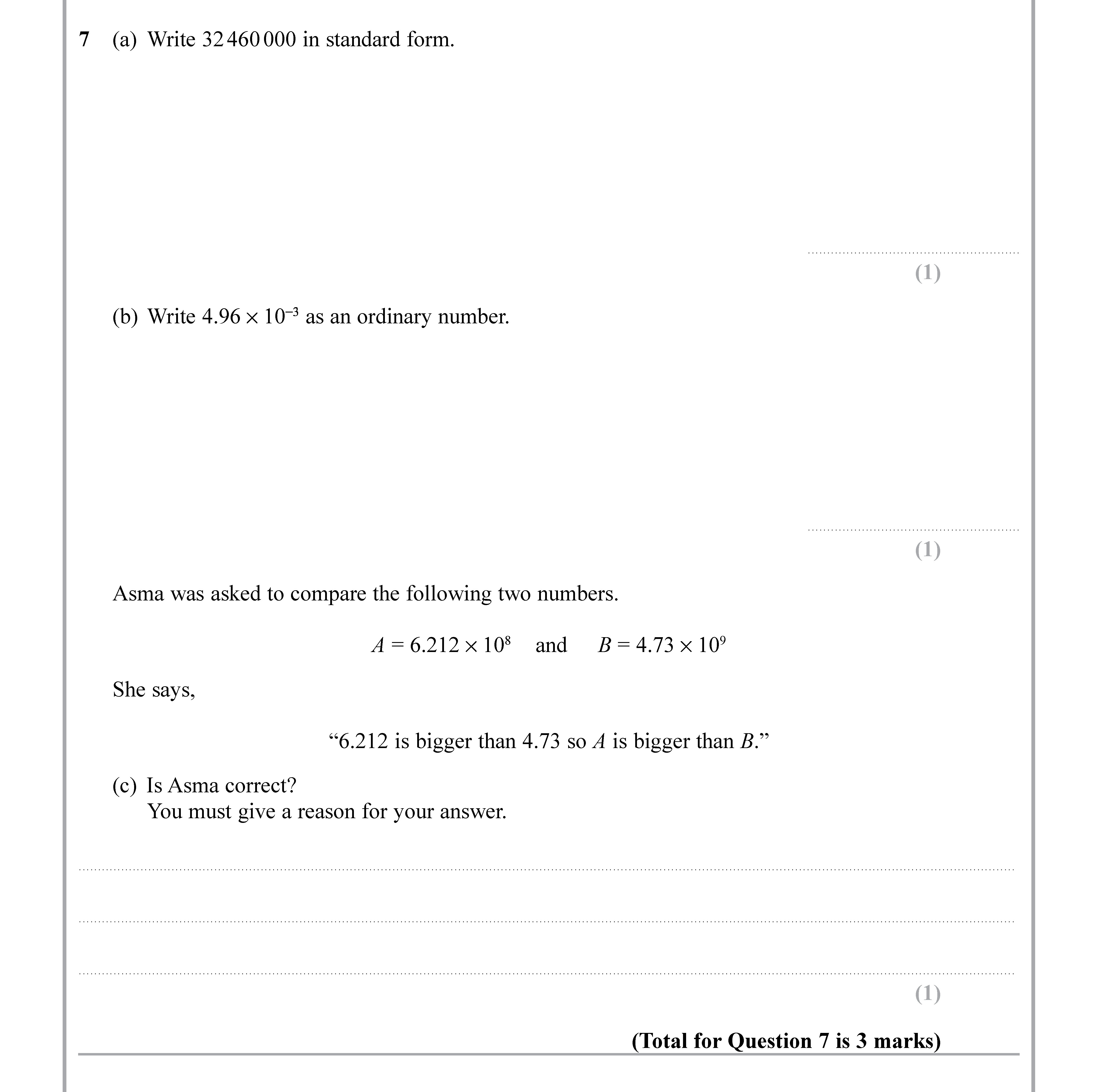 7-(a)-Write-3246000-in-standard-form-Edexcel-GCSE Maths-Question 8-2019-Paper 3.png