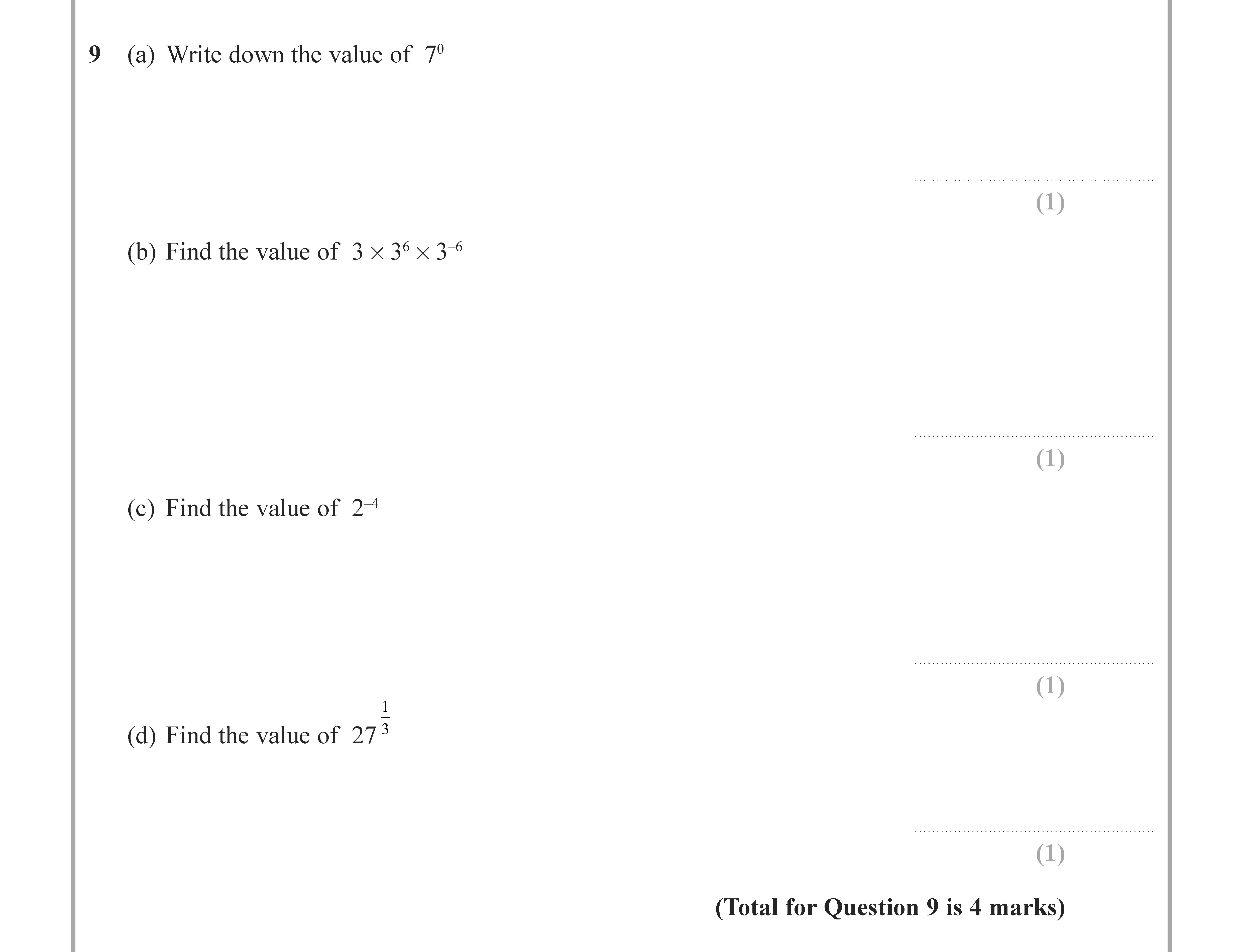 9--(a)-Write-down-the-value-of-$7^0$-Edexcel-GCSE Maths-Question 10-2021-Paper 1.png