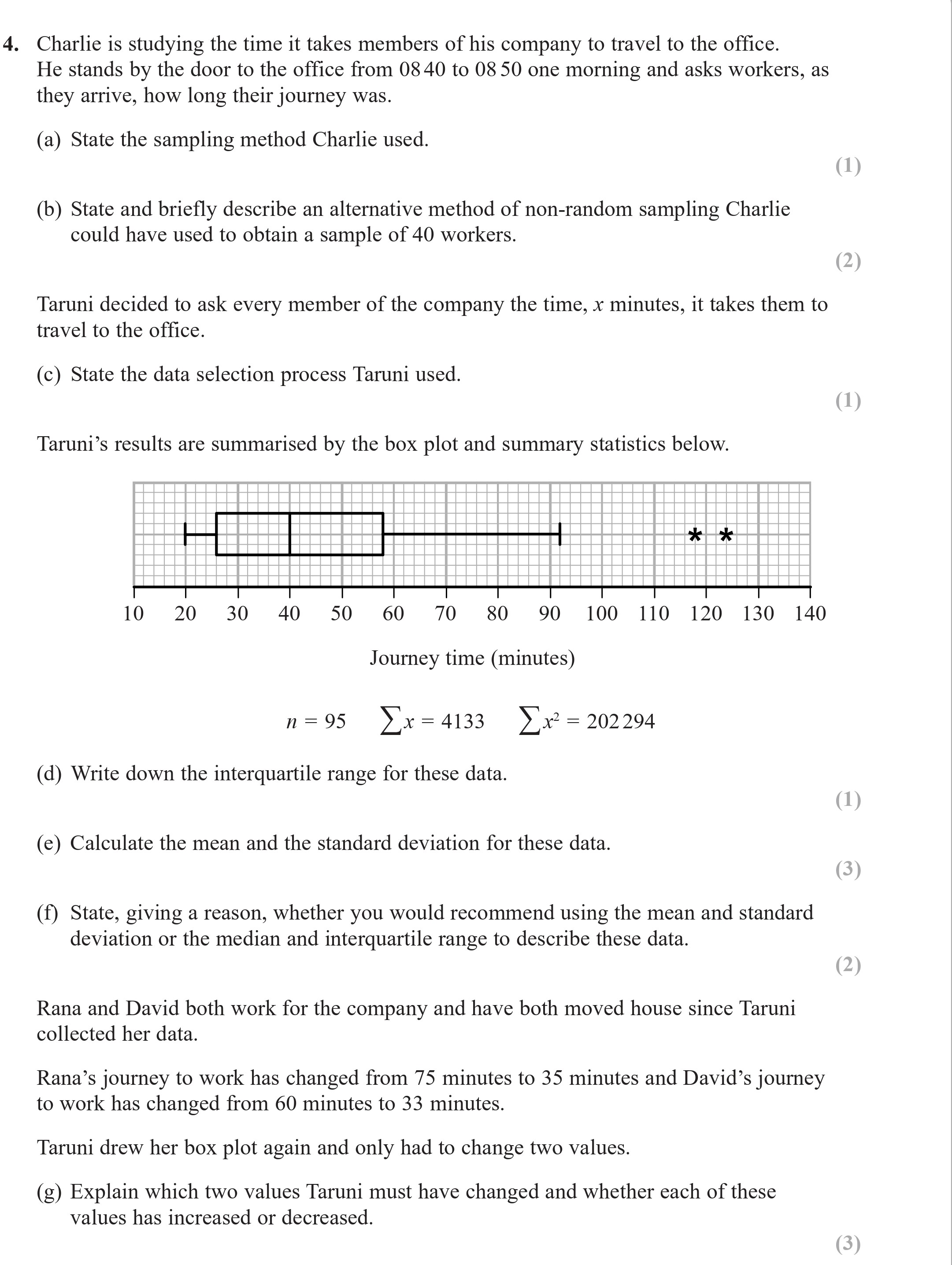 Charlie-is-studying-the-time-it-takes-members-of-his-company-to-travel-to-the-office-Edexcel-A-Level Maths Mechanics-Question 4-2018-Paper 1.png