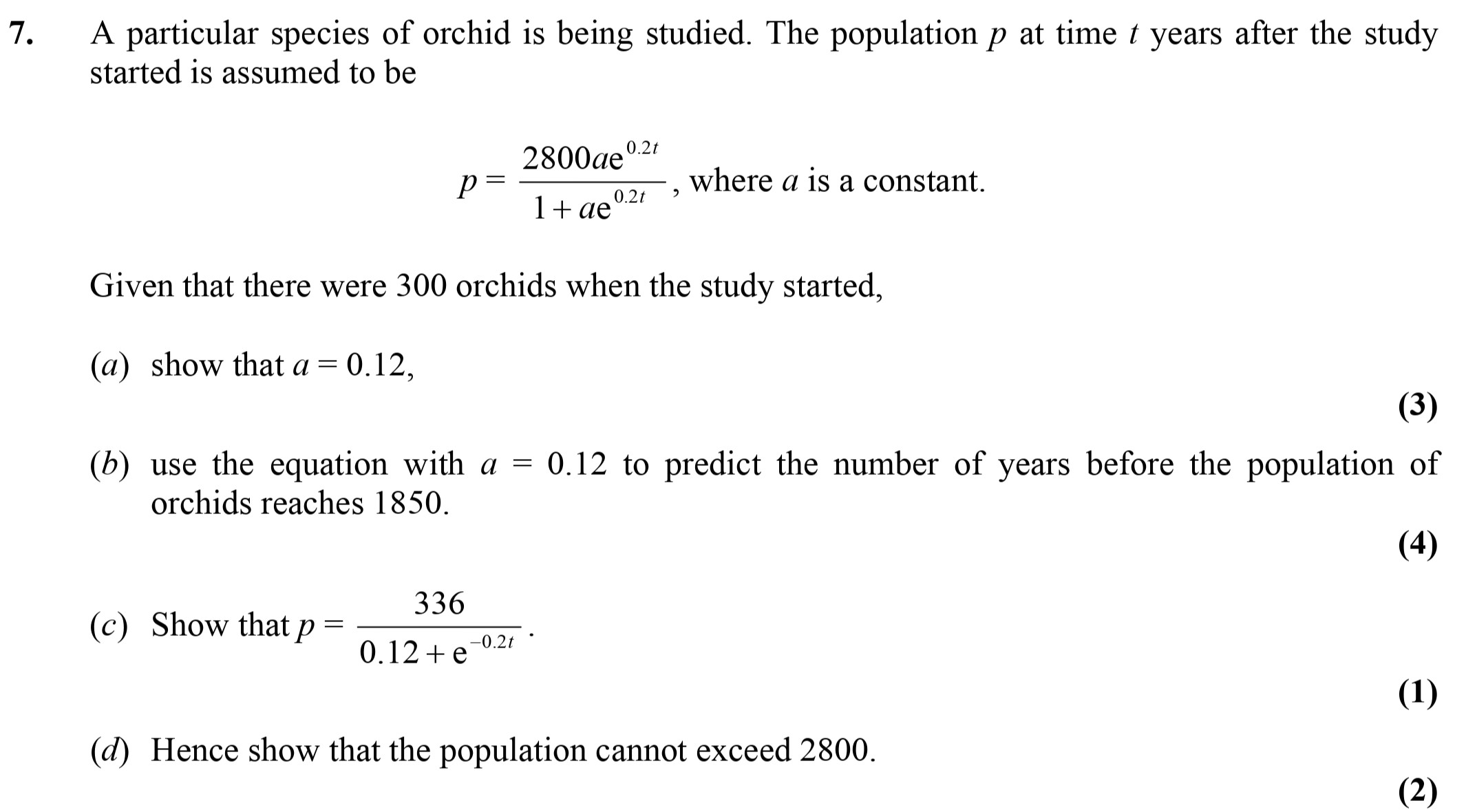 A-particular-species-of-orchid-is-being-studied-Edexcel-A-Level Maths Pure-Question 3-2005-Paper 5.png