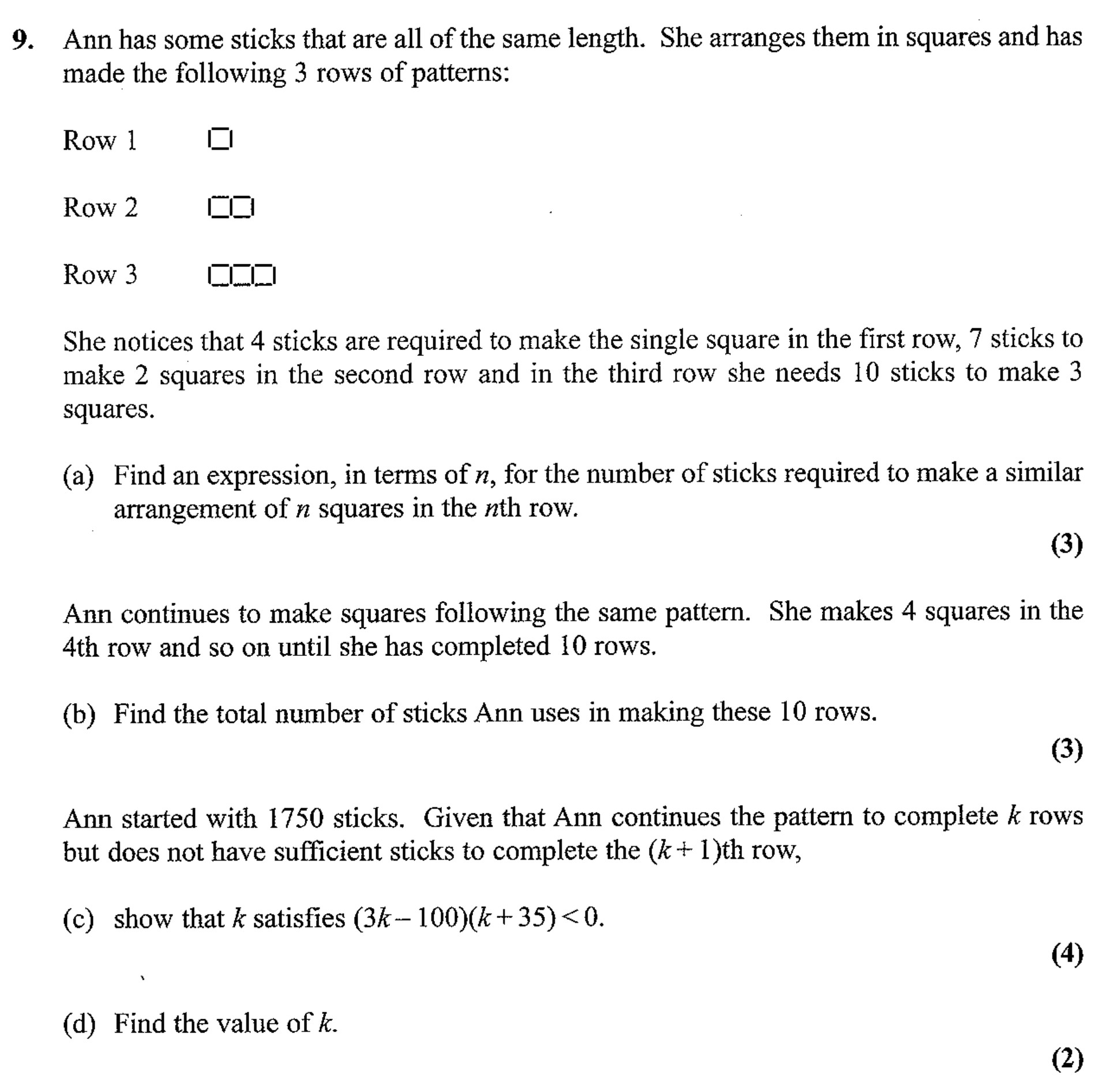Ann-has-some-sticks-that-are-all-of-the-same-length-Edexcel-A-Level Maths Pure-Question 10-2007-Paper 2.png