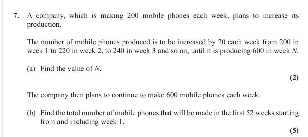 A-company,-which-is-making-200-mobile-phones-each-week,-plans-to-increase-its-production-Edexcel-A-Level Maths Pure-Question 9-2013-Paper 1.png