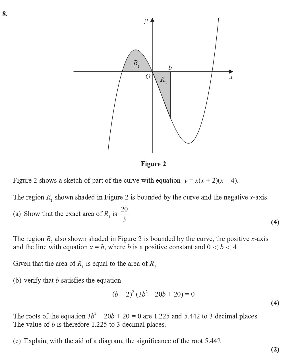 Figure-2-shows-a-sketch-of-part-of-the-curve-with-equation-$y-=-x(x-+-2)(x---4)$-Edexcel-A-Level Maths Pure-Question 9-2019-Paper 1.png