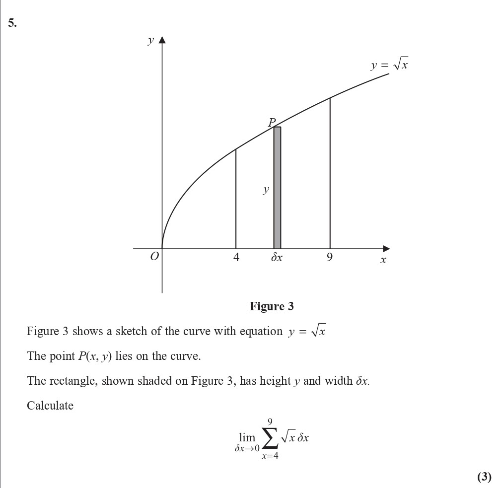 Figure-3-shows-a-sketch-of-the-curve-with-equation--$y-=-\sqrt{x}$-Edexcel-A-Level Maths Pure-Question 7-2019-Paper 2.png